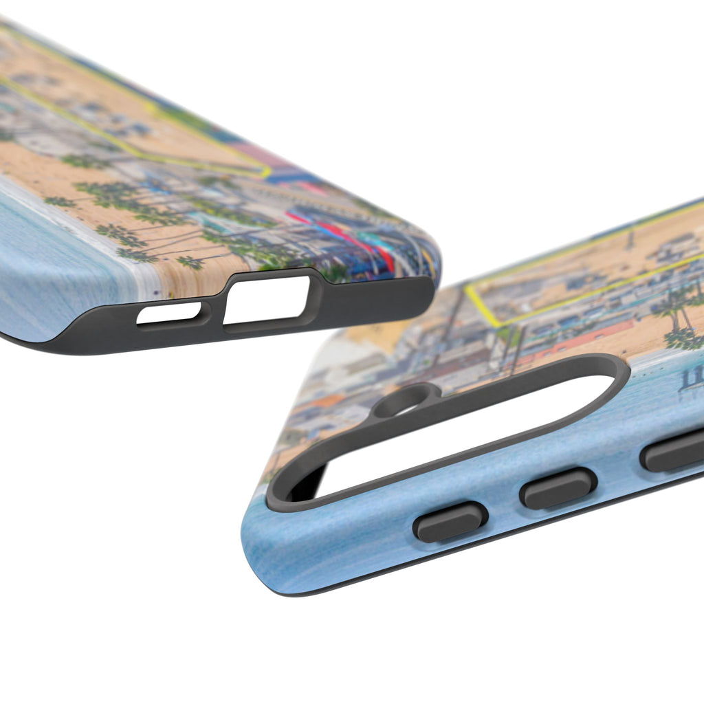 Phone Cases, Manhattan Beach California iPhone Samsung Google Tough Cases, Beach Lovers Gifts, Coastal Accessories, Ocean Phone Covers,