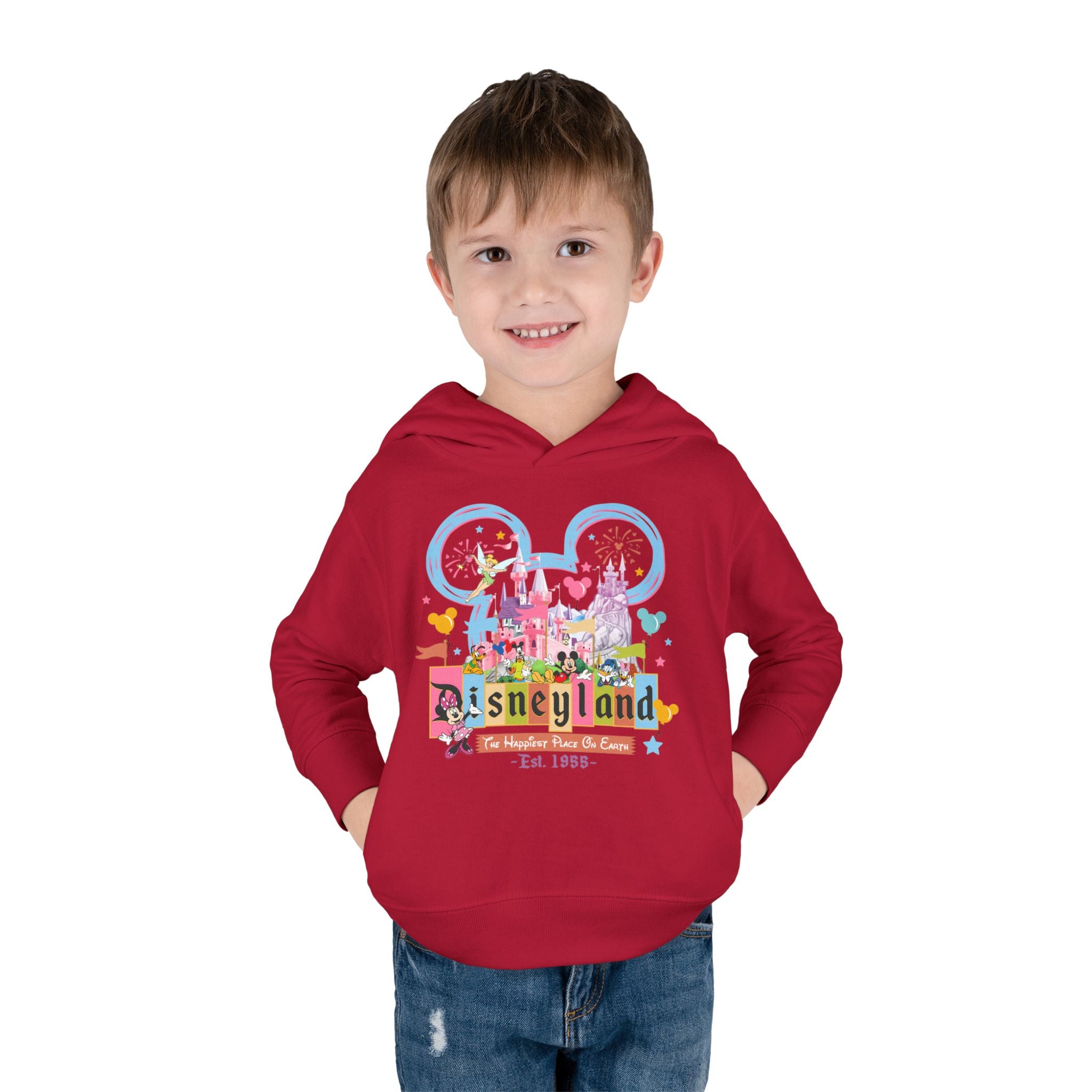 Disneyland Way Back Machine Castle Mickeee Ears Hoodie | Toddler Pullover