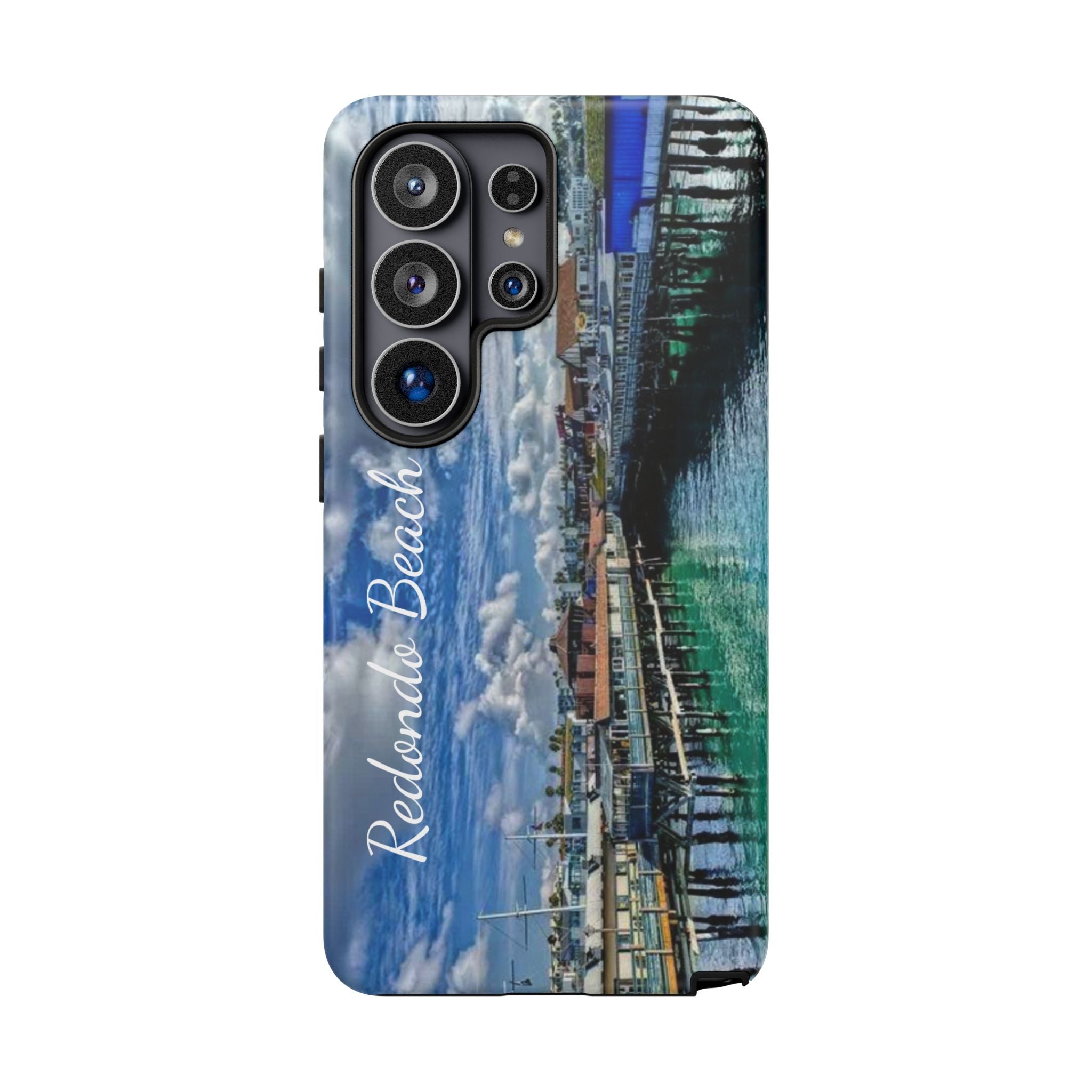 Phone Cases, Redondo Beach California King Harbor Design, Protective Covers, iPhone Accessories, Samsung Accessories, Gift for Travelers