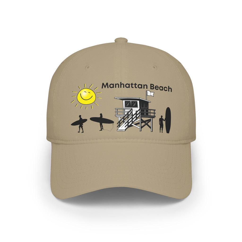 Manhattan Beach Sunshine Low Profile Baseball Cap California