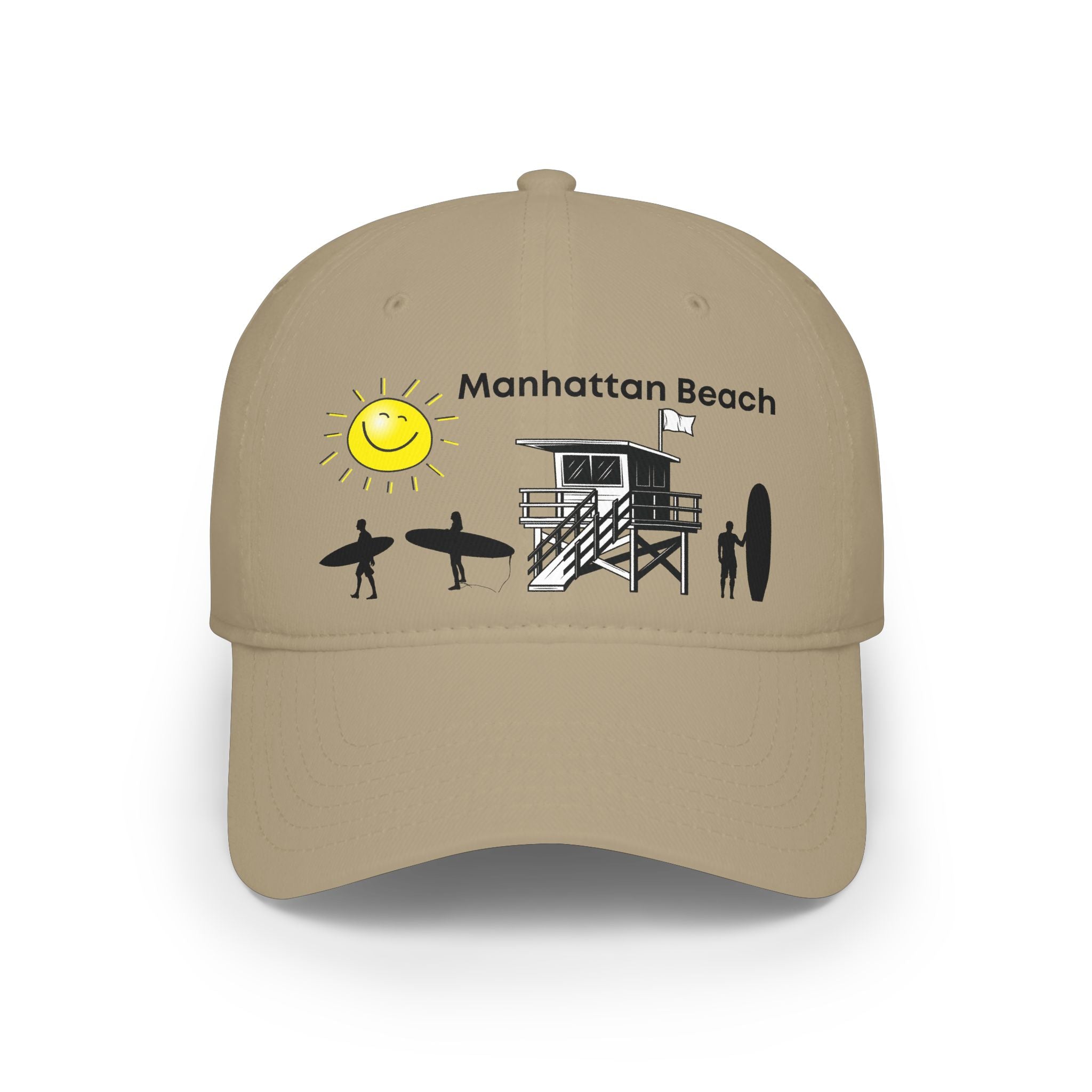 Manhattan Beach Sunshine Low Profile Baseball Cap California