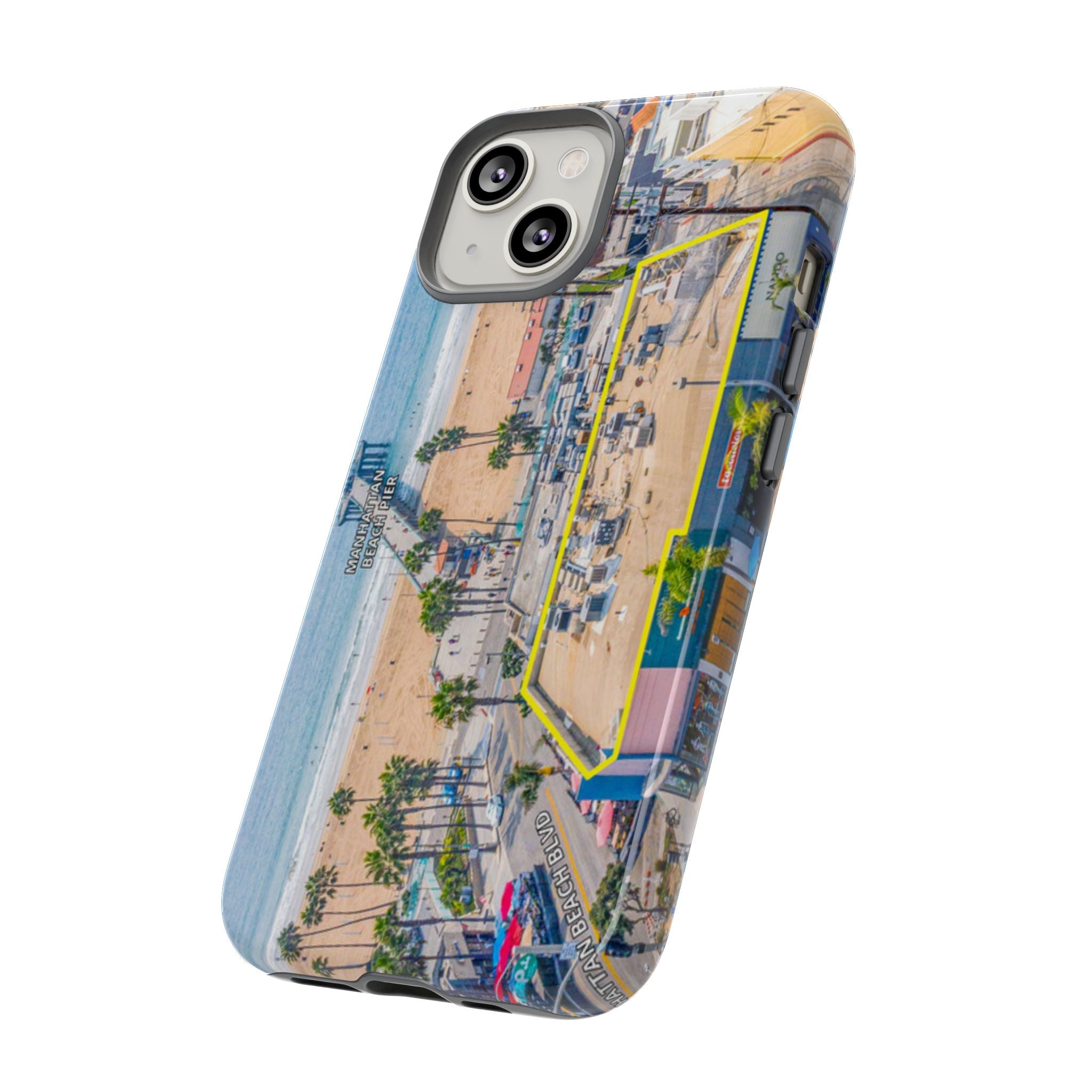 Phone Cases, Manhattan Beach California iPhone Samsung Google Tough Cases, Beach Lovers Gifts, Coastal Accessories, Ocean Phone Covers,