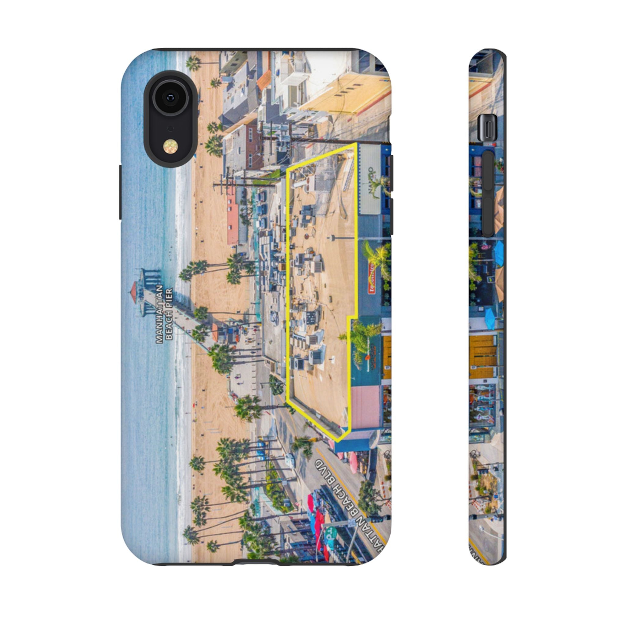Phone Cases, Manhattan Beach California iPhone Samsung Google Tough Cases, Beach Lovers Gifts, Coastal Accessories, Ocean Phone Covers,