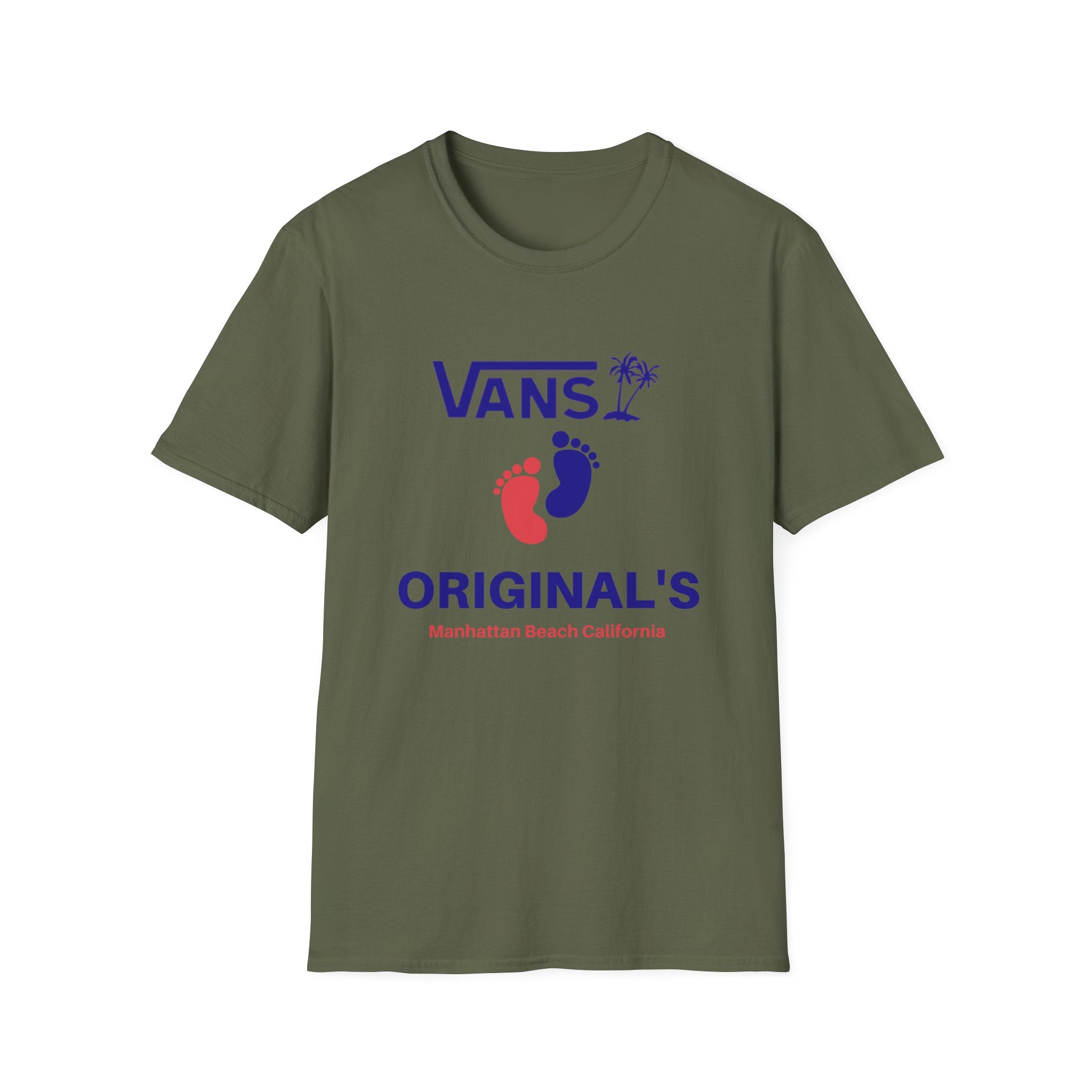 Sand Section - Manhattan Beach - California - Unisex Softstyle T-Shirt