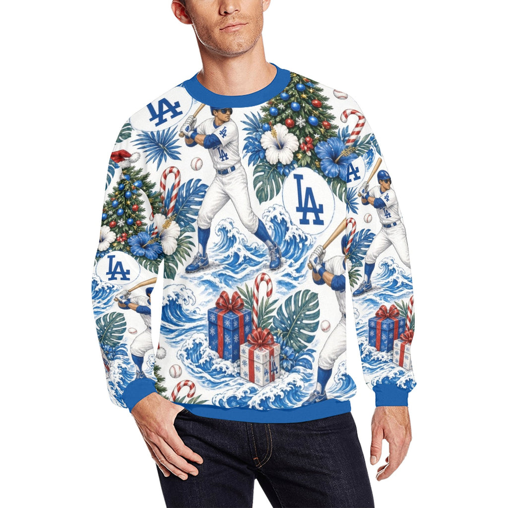 Los Angeles Dodgers Men's crew neck sweatshirt（Made in USA）