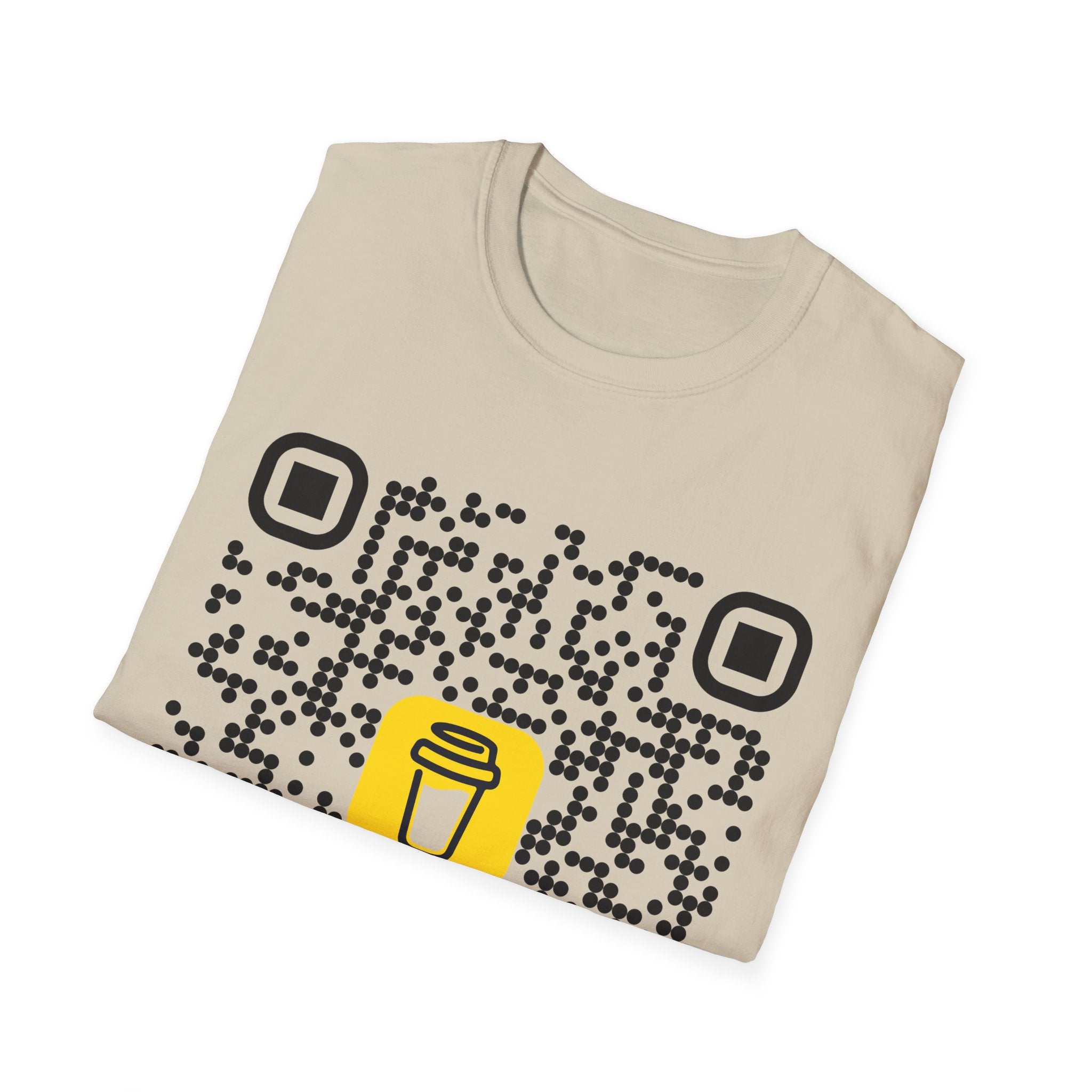 QR Code Coffee Tee — Scan-to-Order Coffee Shop T-Shirt