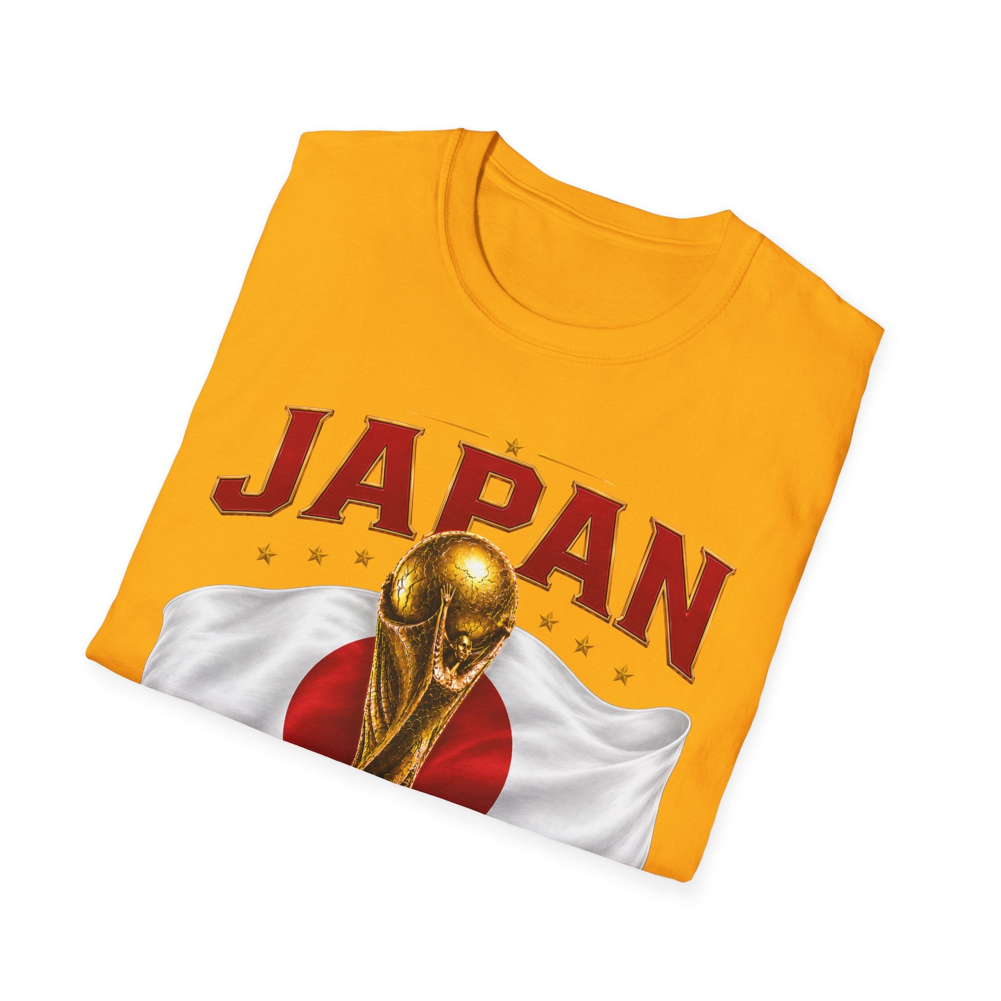 Japan 2026 World Cup T-Shirt — Golden Trophy Soccer Fan Tee
