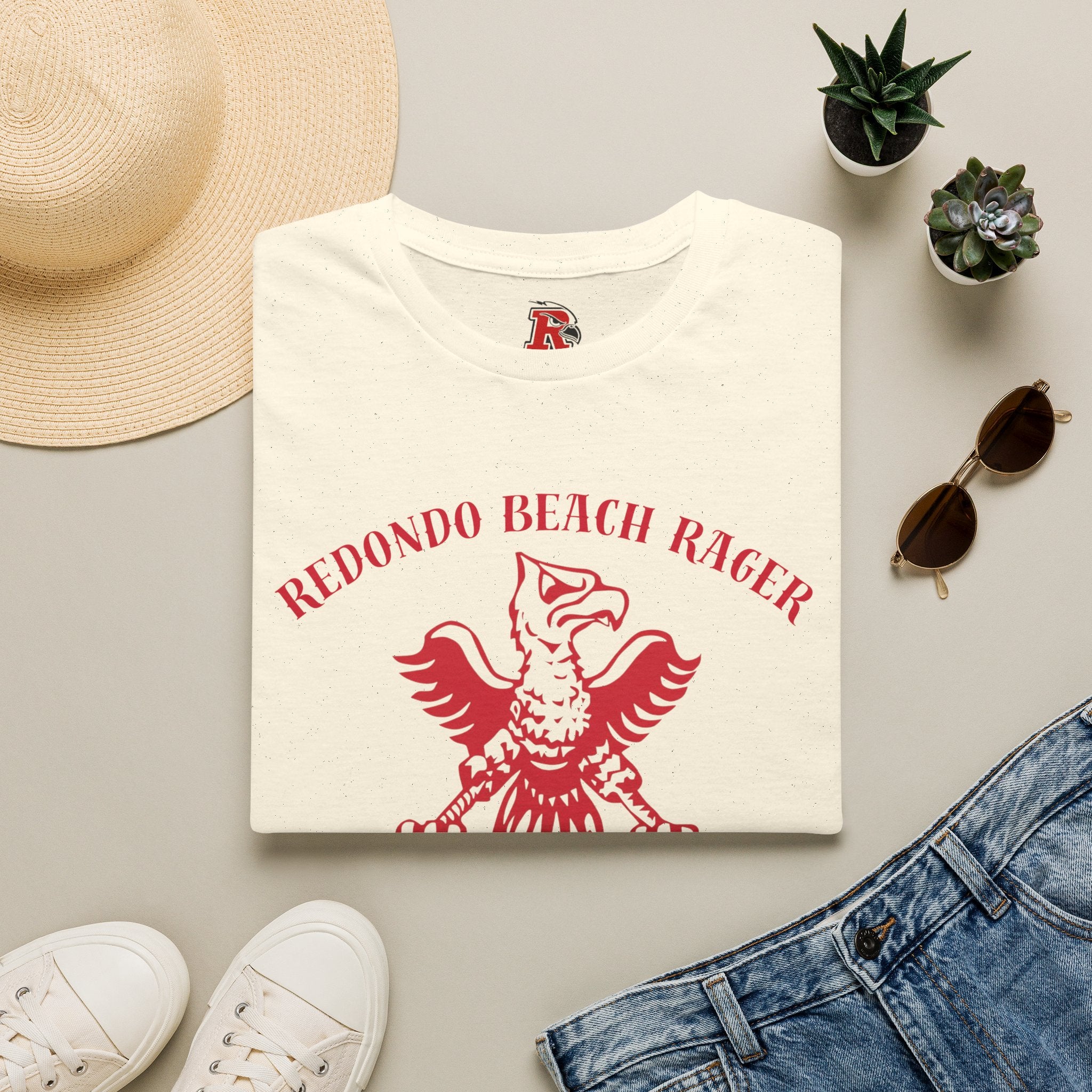 Redondo Beach Rager T-Shirt —  First Annual All Class Reunion 7-25-26 at Seaside Lagoon Redondo Beach