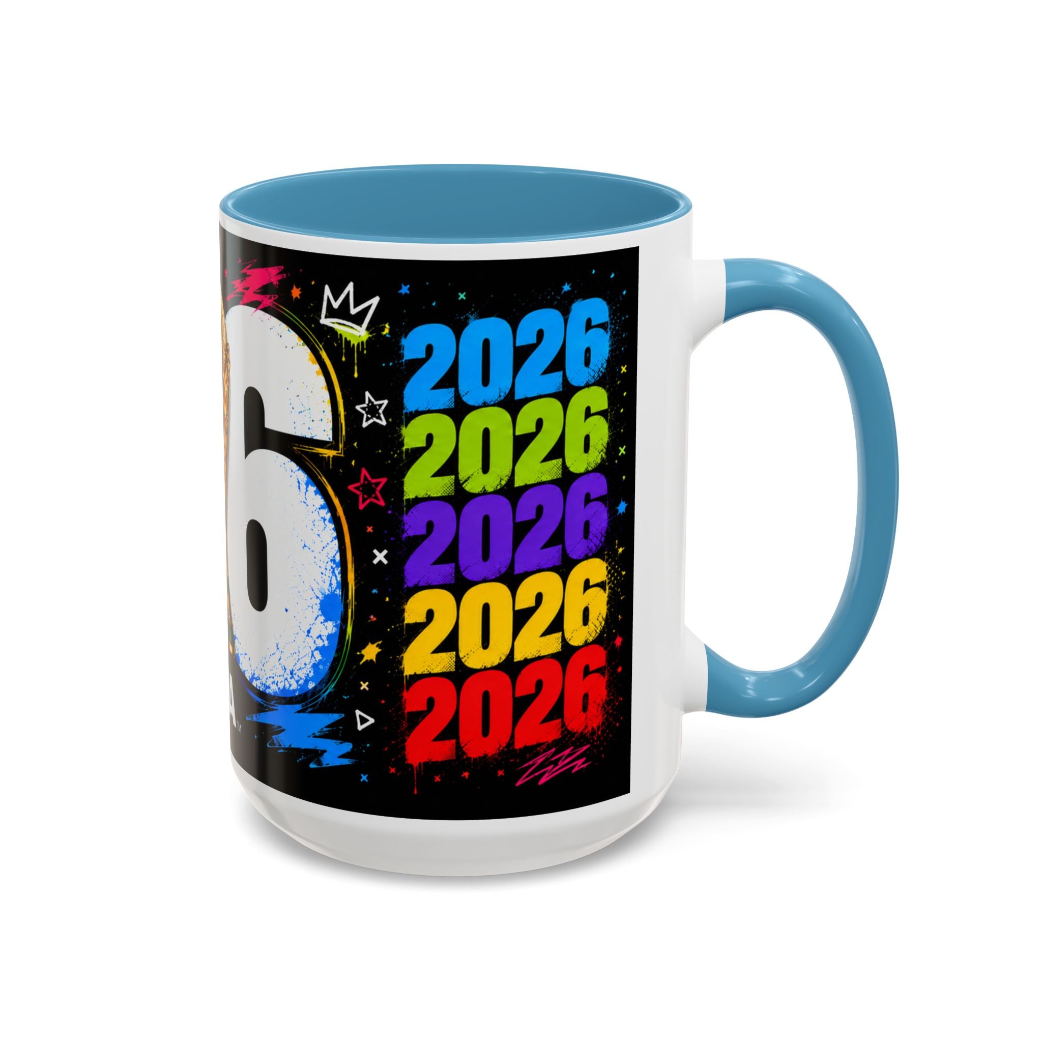 2026 FIFA World Cup Coffee Mug — Colorful Trophy Design (11/15oz)