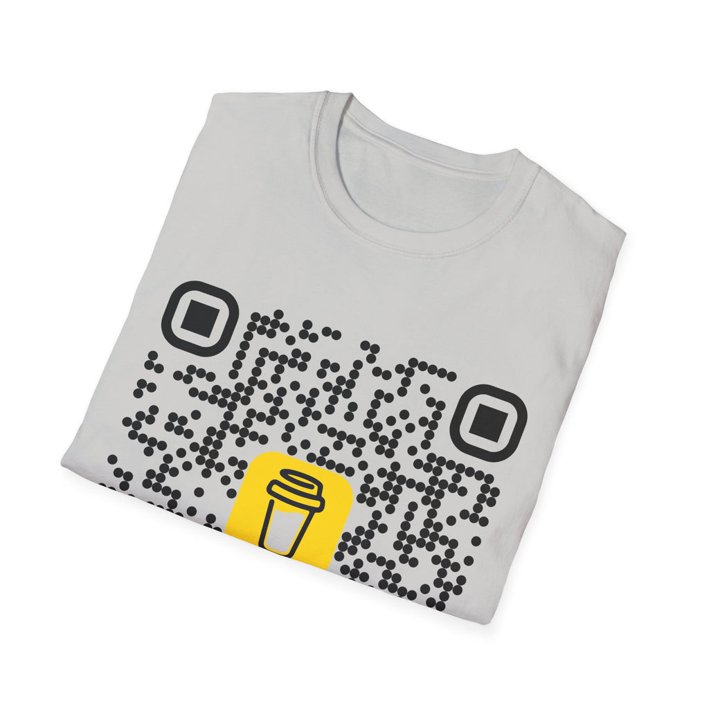 QR Code Coffee Tee — Scan-to-Order Coffee Shop T-Shirt