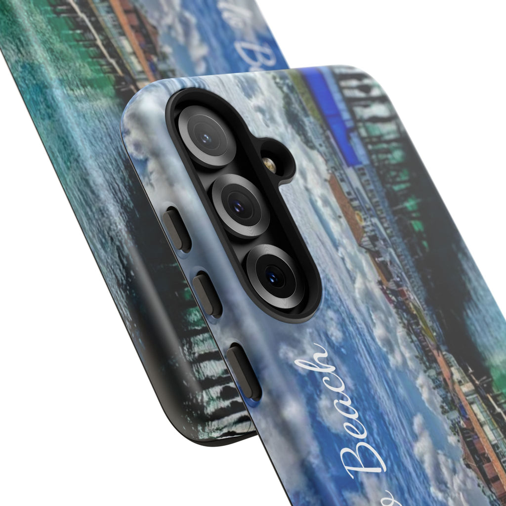 Phone Cases, Redondo Beach California King Harbor Design, Protective Covers, iPhone Accessories, Samsung Accessories, Gift for Travelers