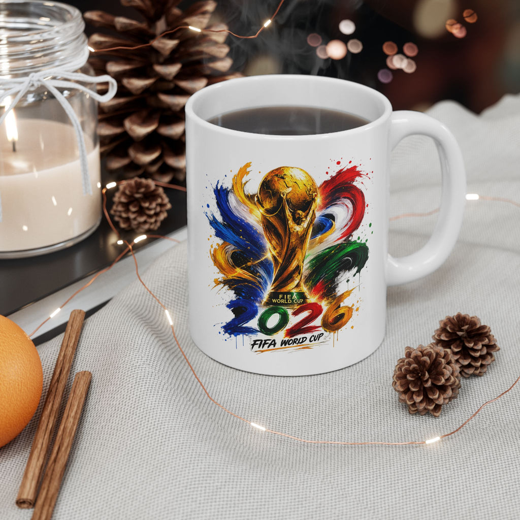 World Cup FIFA 2026 Ceramic Mug — Colorful 11oz & 15oz Coffee Cup