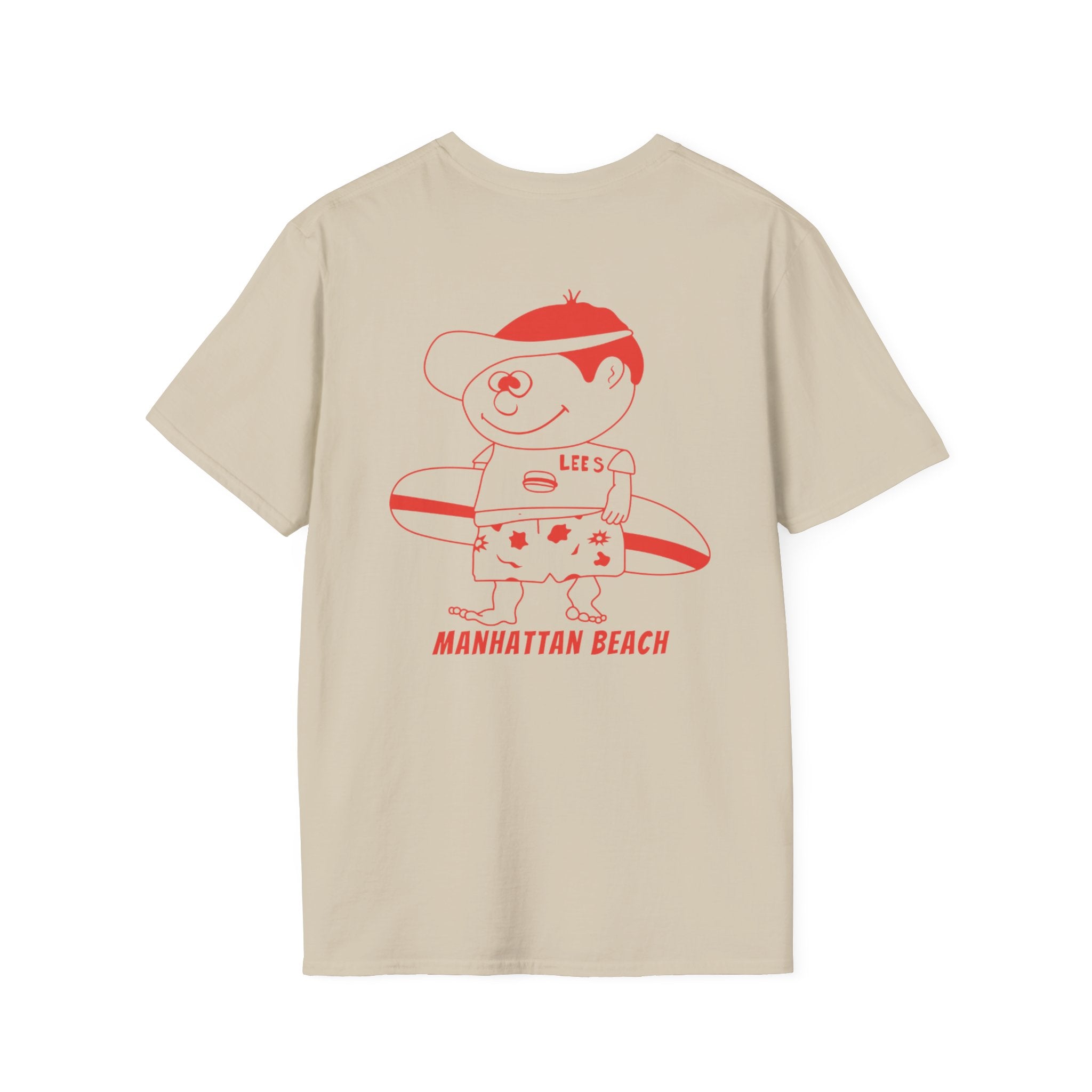 Greasy Lee's  Strand and Marine Old School T-Shirt | Manhattan Beach vintage surfer logo