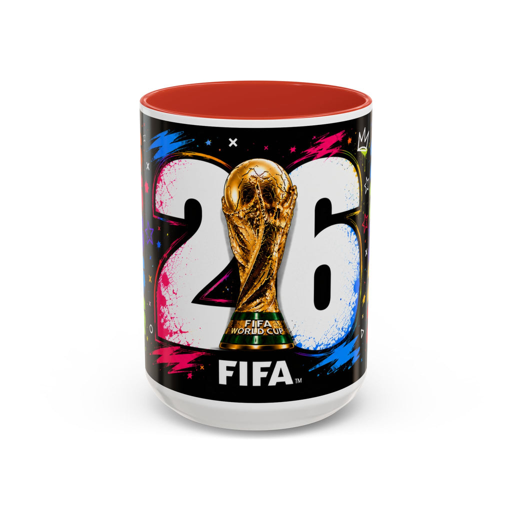 2026 FIFA World Cup Coffee Mug — Colorful Trophy Design (11/15oz)