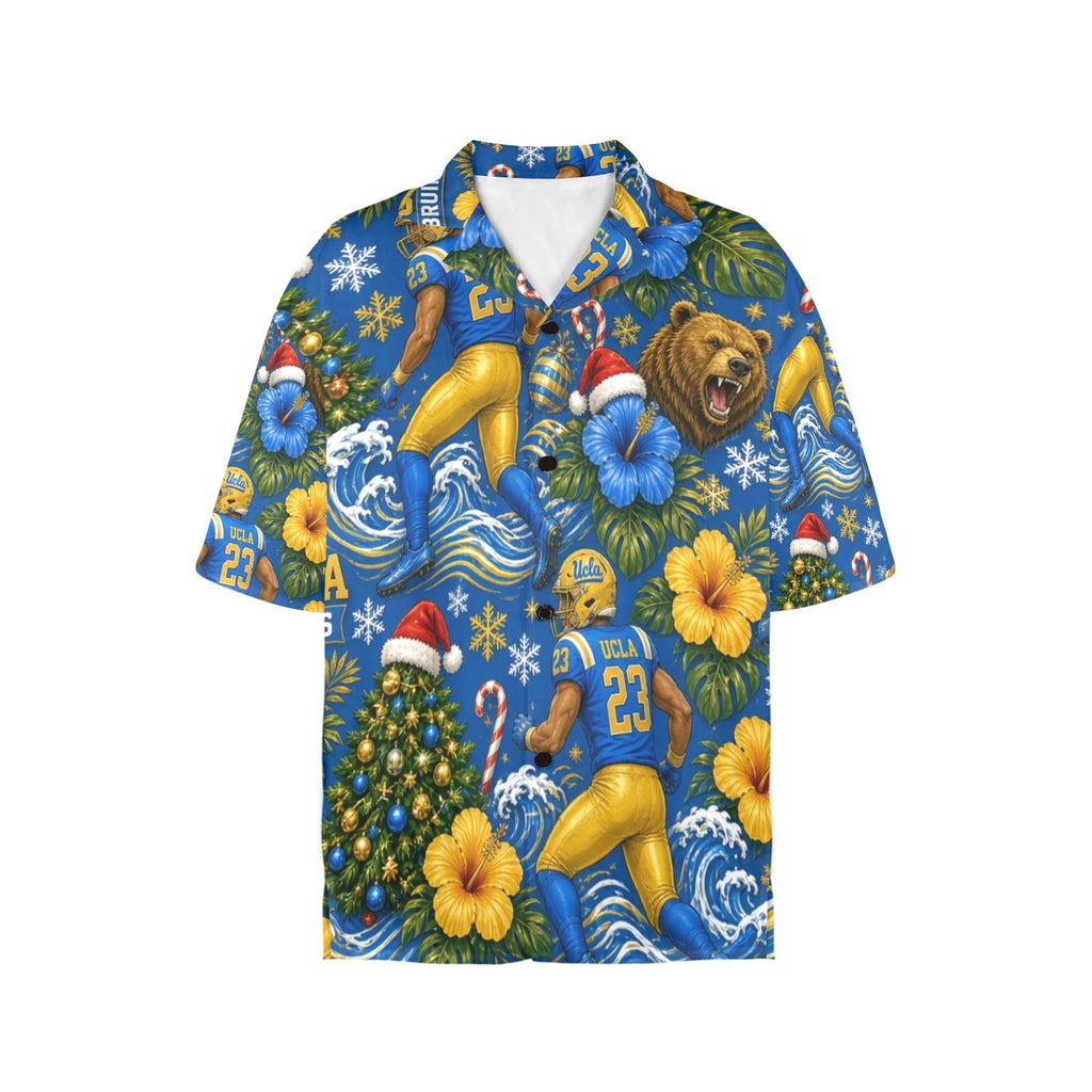 UCLA Christmas Women's All Over Print Hawaiian Shirt （Made in USA Ships to USA Only）
