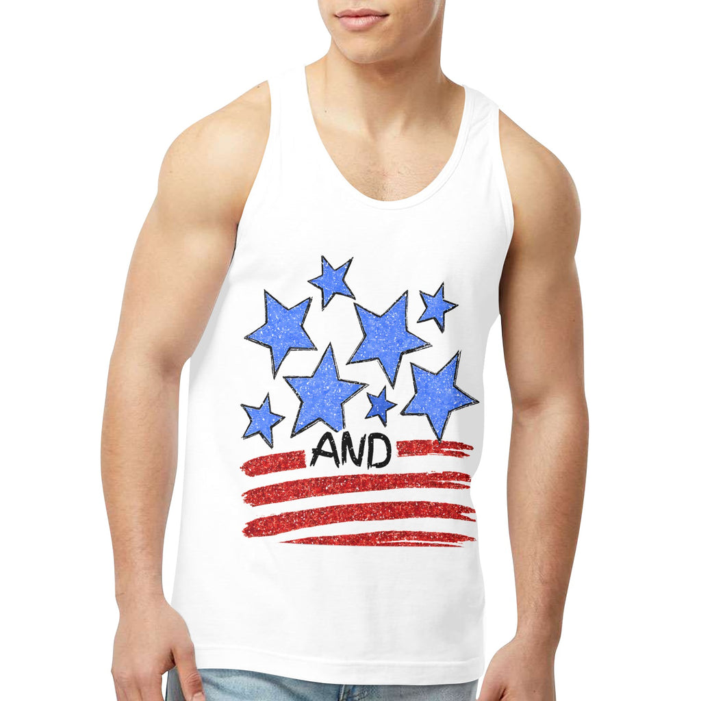 Stars and Stripes Men's Tank Top Made in USA