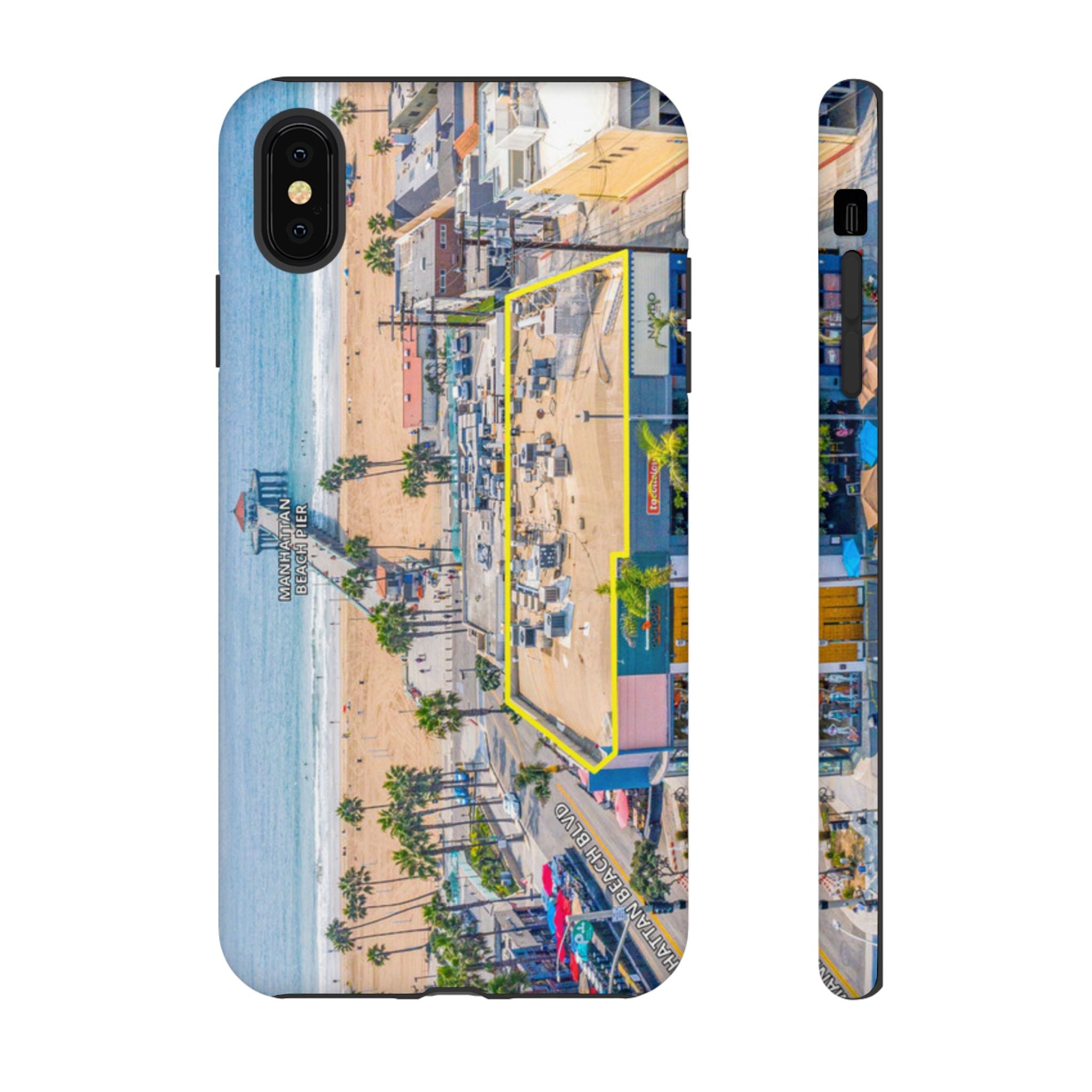 Phone Cases, Manhattan Beach California iPhone Samsung Google Tough Cases, Beach Lovers Gifts, Coastal Accessories, Ocean Phone Covers,