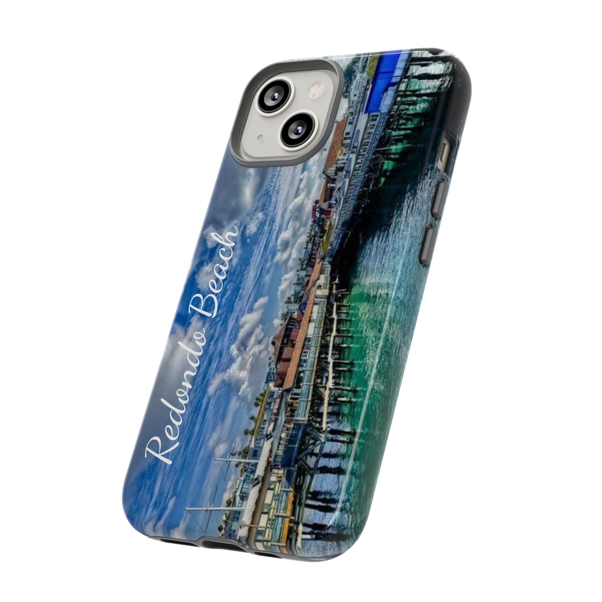 Phone Cases, Redondo Beach California King Harbor Design, Protective Covers, iPhone Accessories, Samsung Accessories, Gift for Travelers