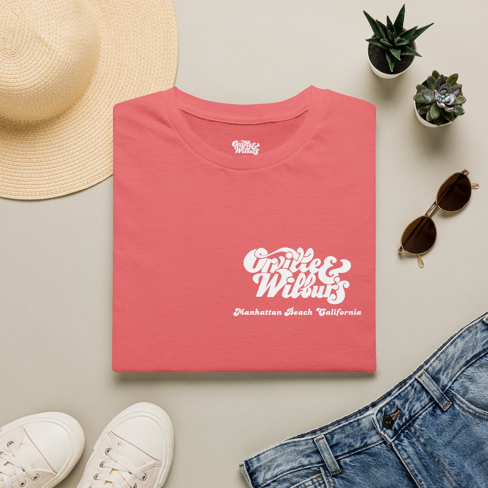 Orville and Wilburs Restaurant Manhattan Beach California - Old South Bay Mom and Dad T-Shirt