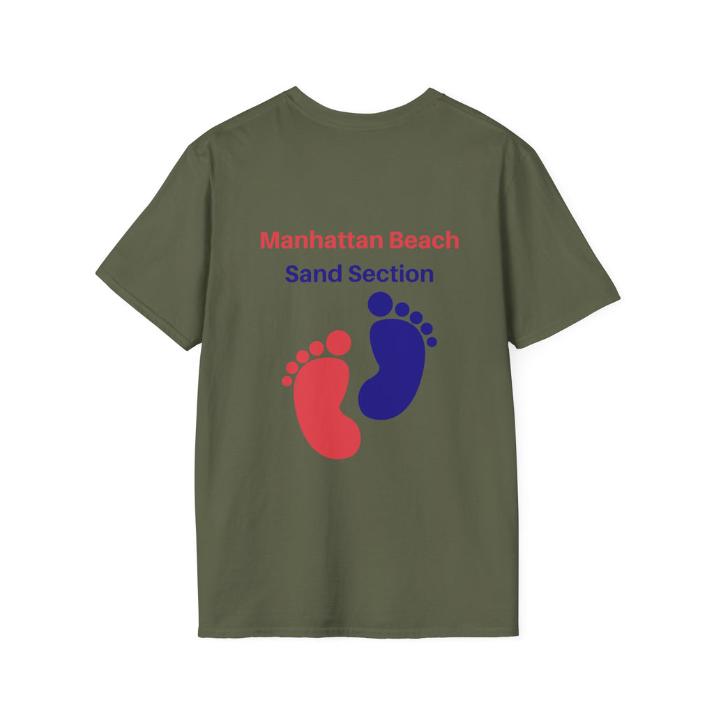 Sand Section - Manhattan Beach - California - Unisex Softstyle T-Shirt