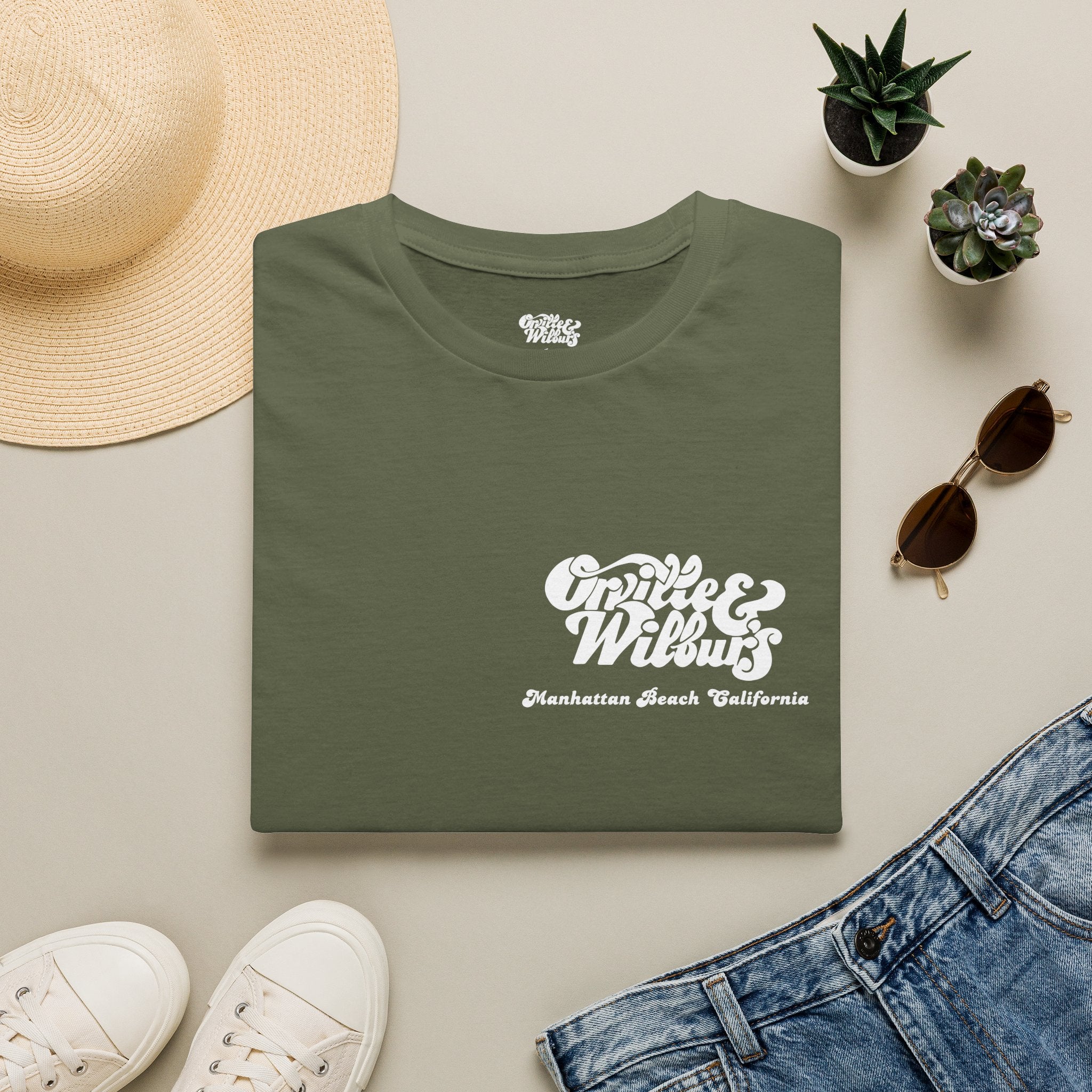 Orville and Wilburs Restaurant Manhattan Beach California - Old South Bay Mom and Dad T-Shirt