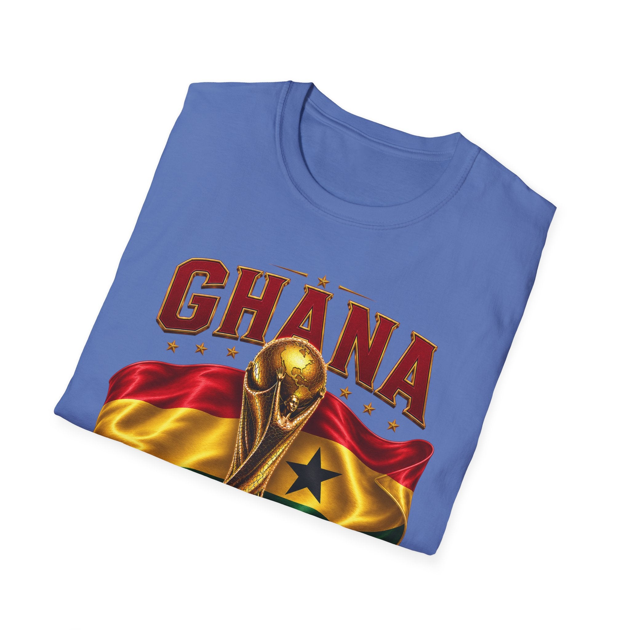 Ghana 2026 World Cup T-Shirt — Flag & Trophy Football Fan Tee