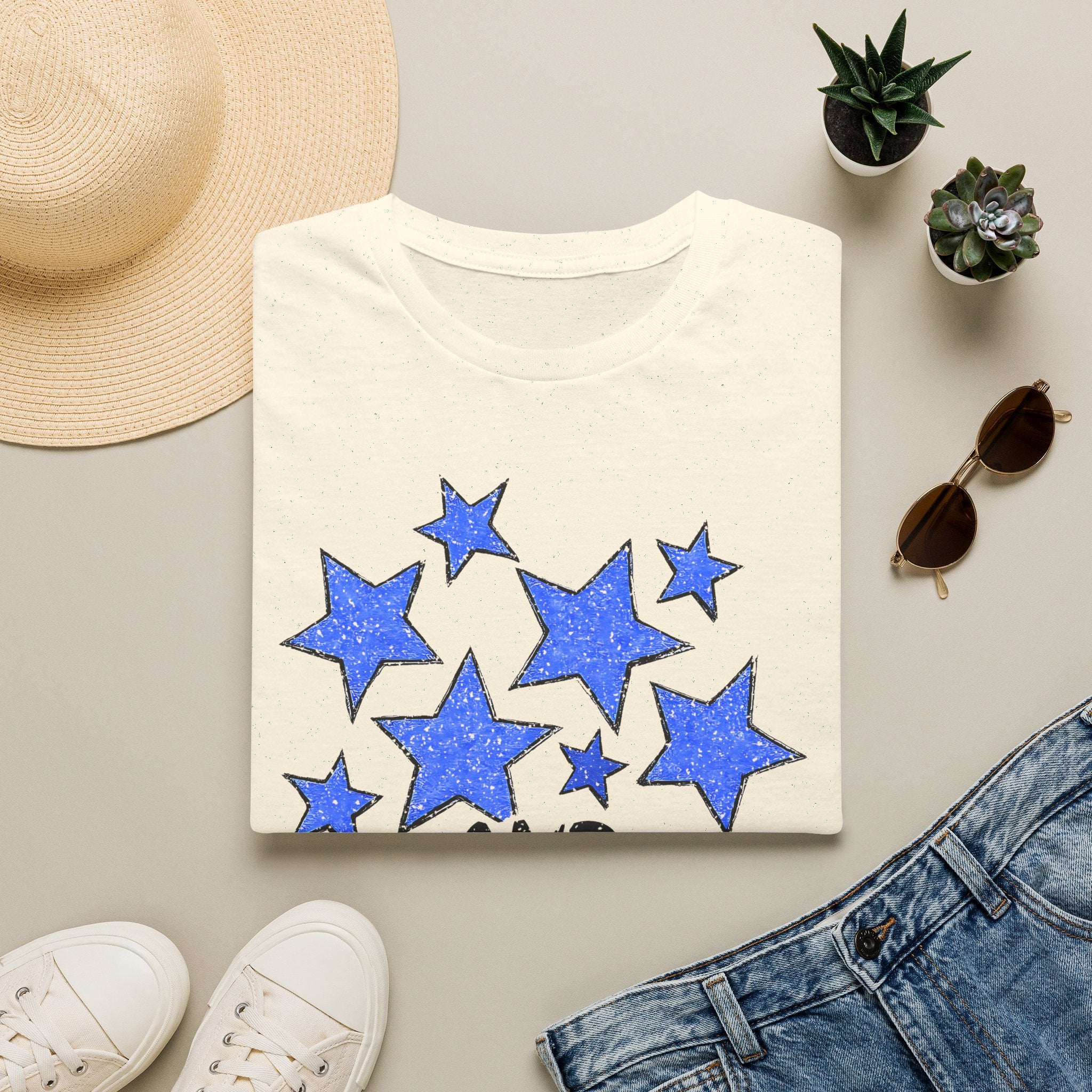 Stars and Stripes T-Shirt — Flag Graphic Patriotic Tee