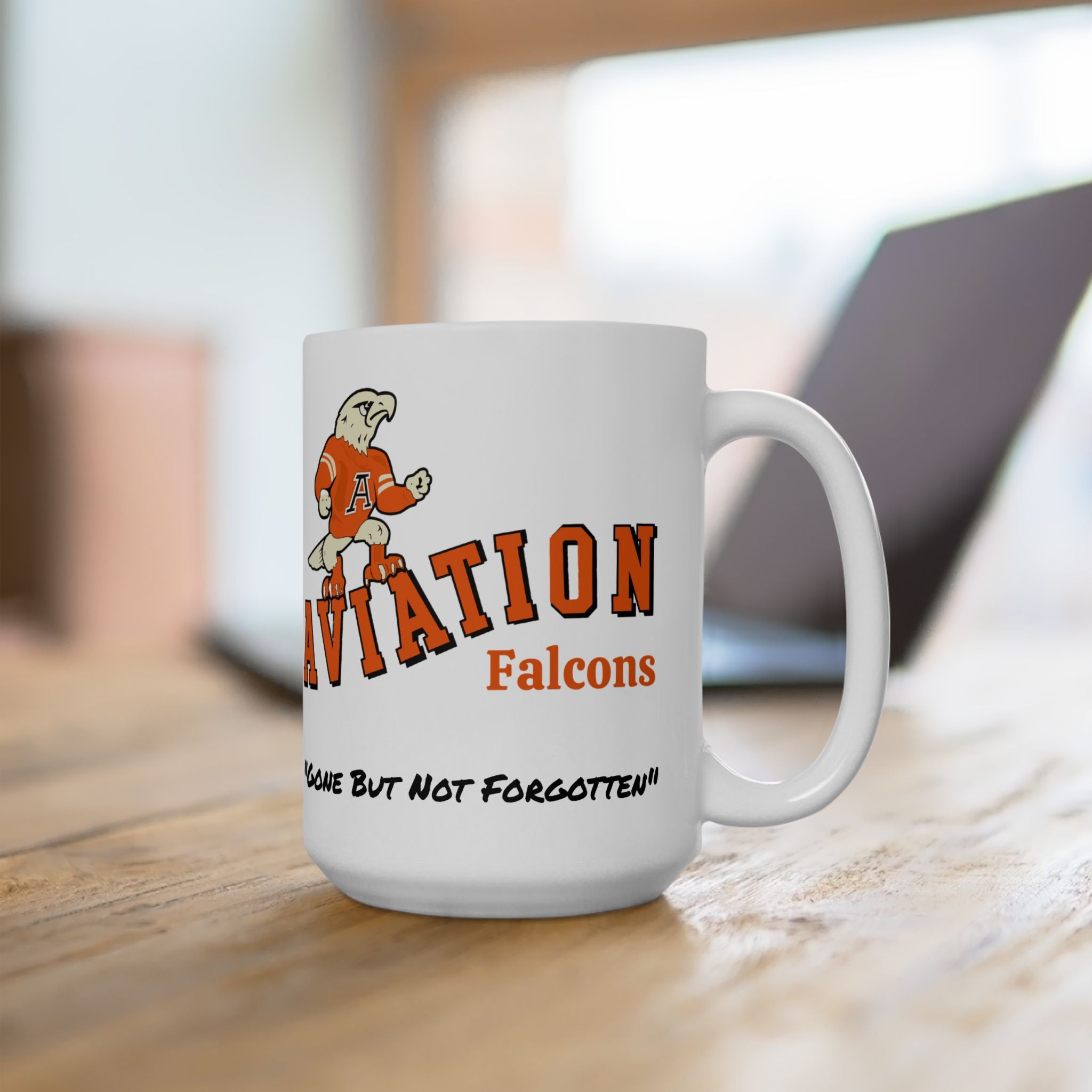 AVIATION FALCONS - "Gone but Not Forgotten" Redondo Beach Ceramic Mug 15oz