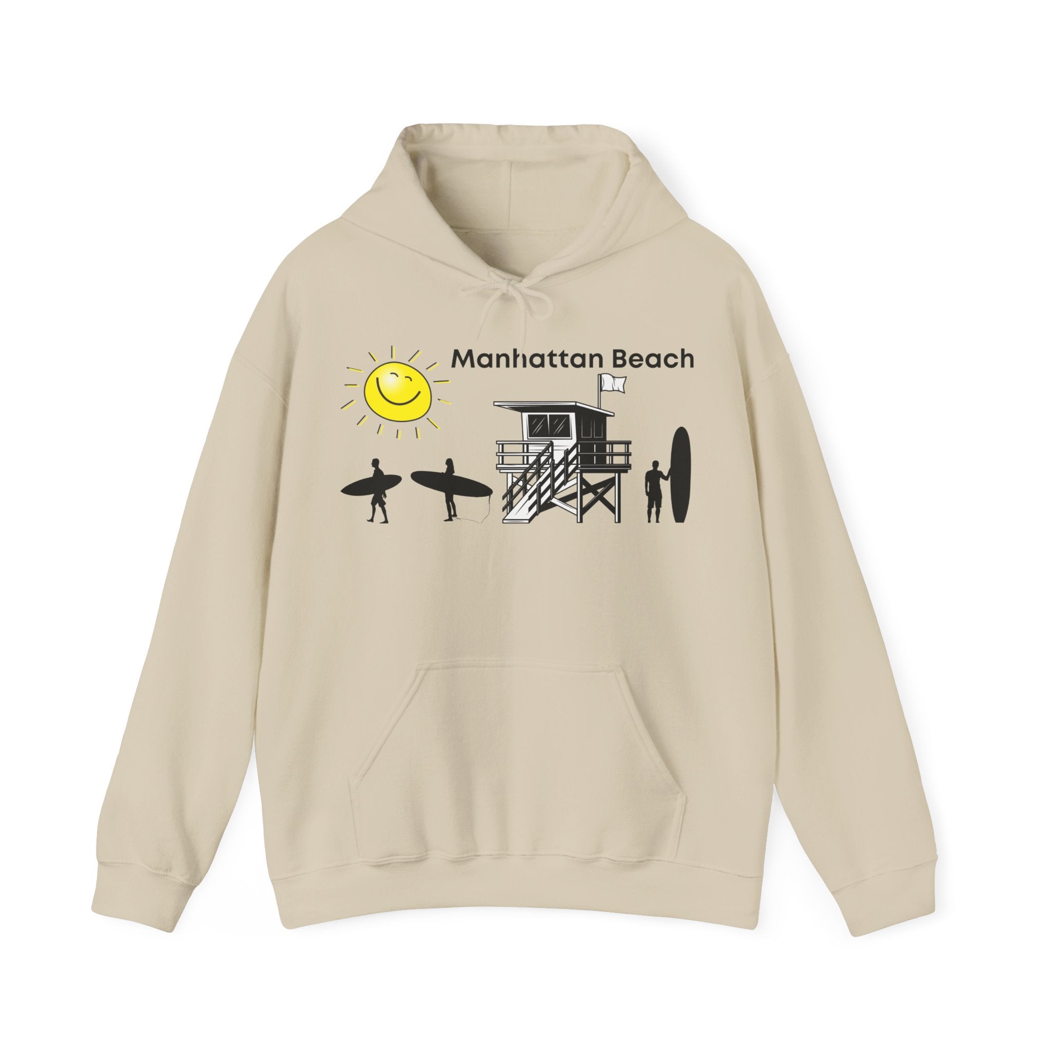 Manhattan Beach California Unisex Heavy Blend™ Hooded Sweatshirt