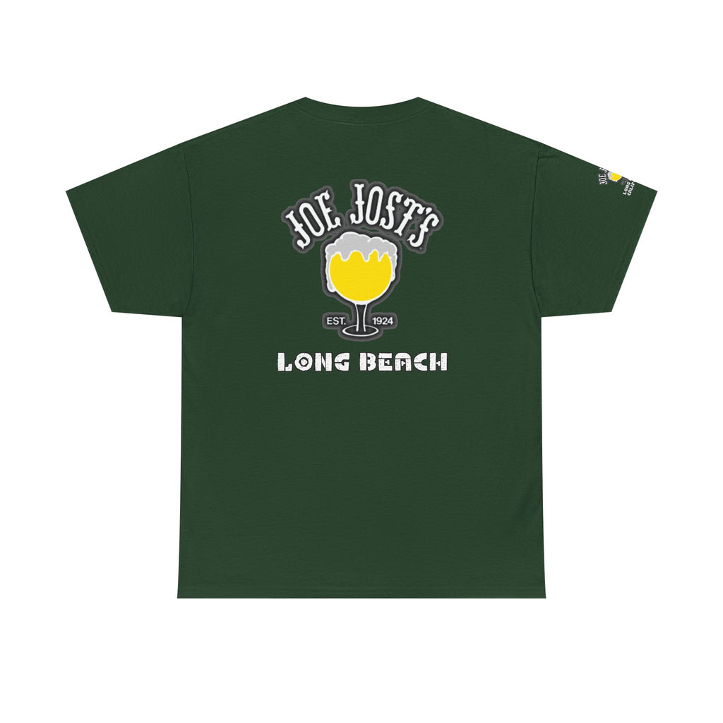 Joe Josts Long Beach California Men's and Woman's Heavy Cotton Tee - Printed 4 Areas