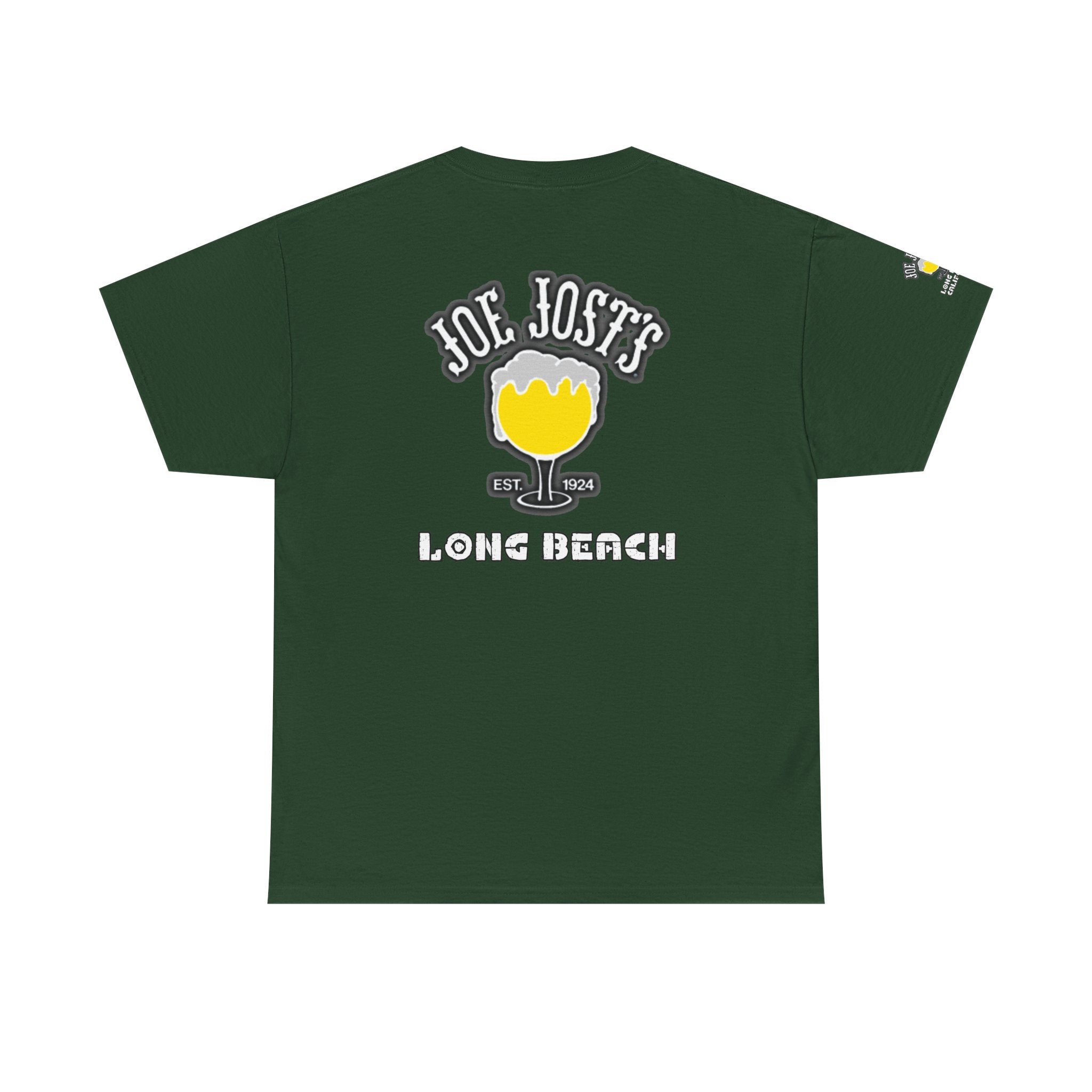 Joe Josts Long Beach California Men's and Woman's Heavy Cotton Tee - Printed 4 Areas