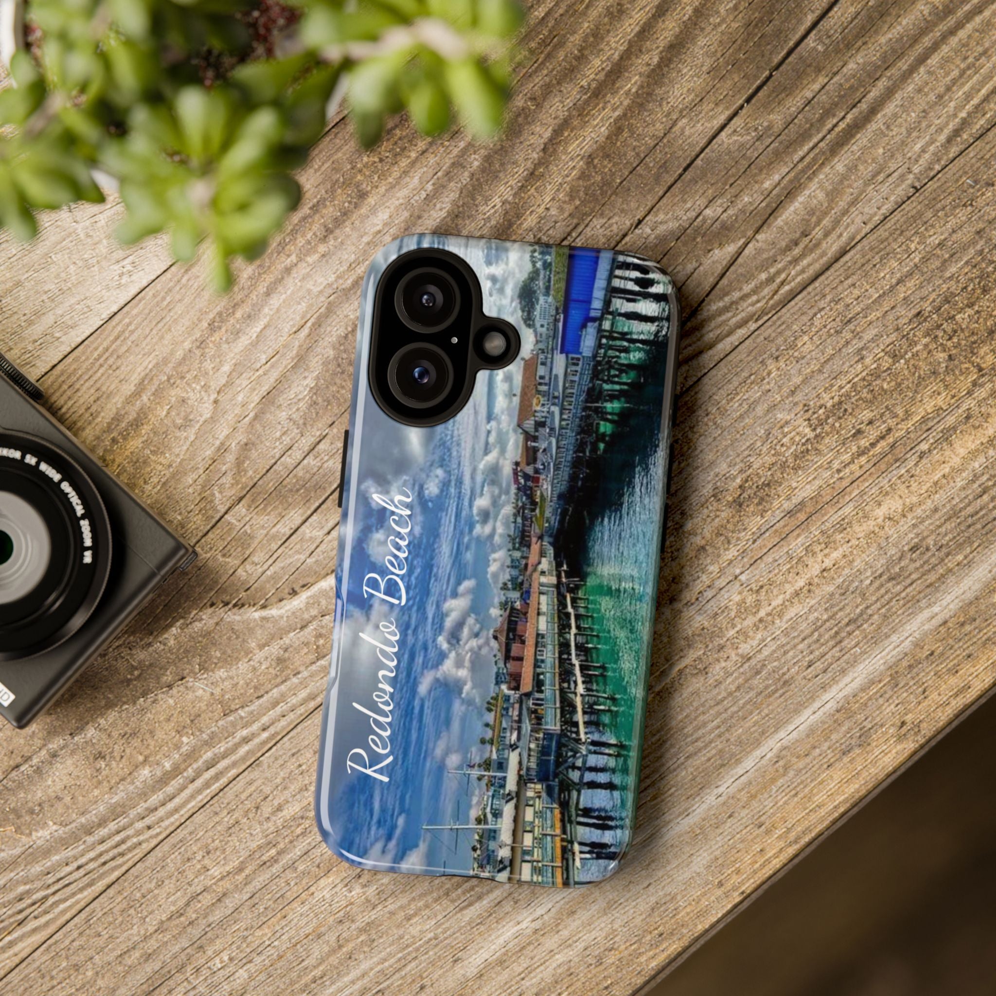 Phone Cases, Redondo Beach California King Harbor Design, Protective Covers, iPhone Accessories, Samsung Accessories, Gift for Travelers