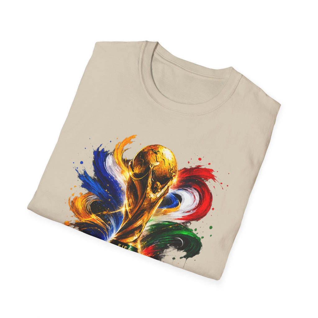 World Cup 2026 T-Shirt — Colorful FIFA Trophy Graphic