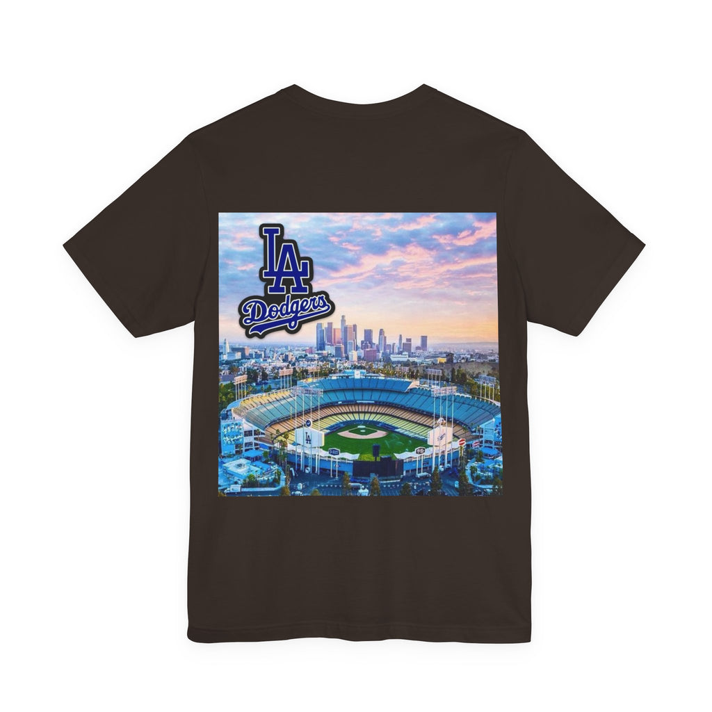 Los Angeles (Front and Back Printing) Unisex Jersey Short Sleeve Tee
