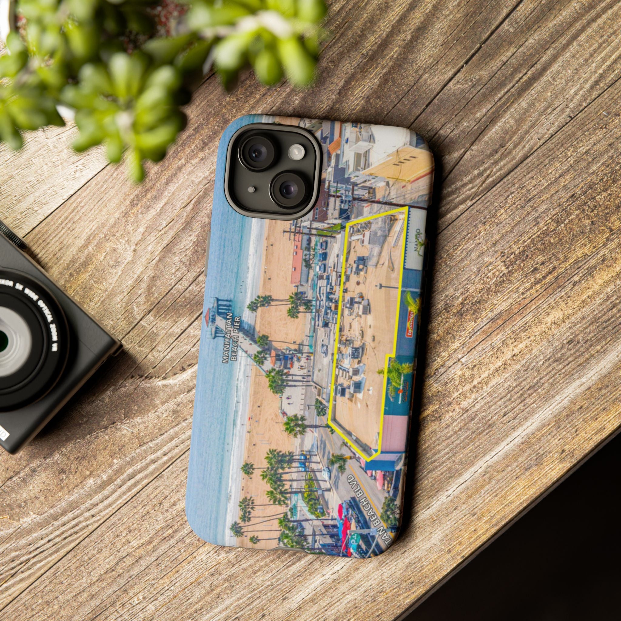 Phone Cases, Manhattan Beach California iPhone Samsung Google Tough Cases, Beach Lovers Gifts, Coastal Accessories, Ocean Phone Covers,