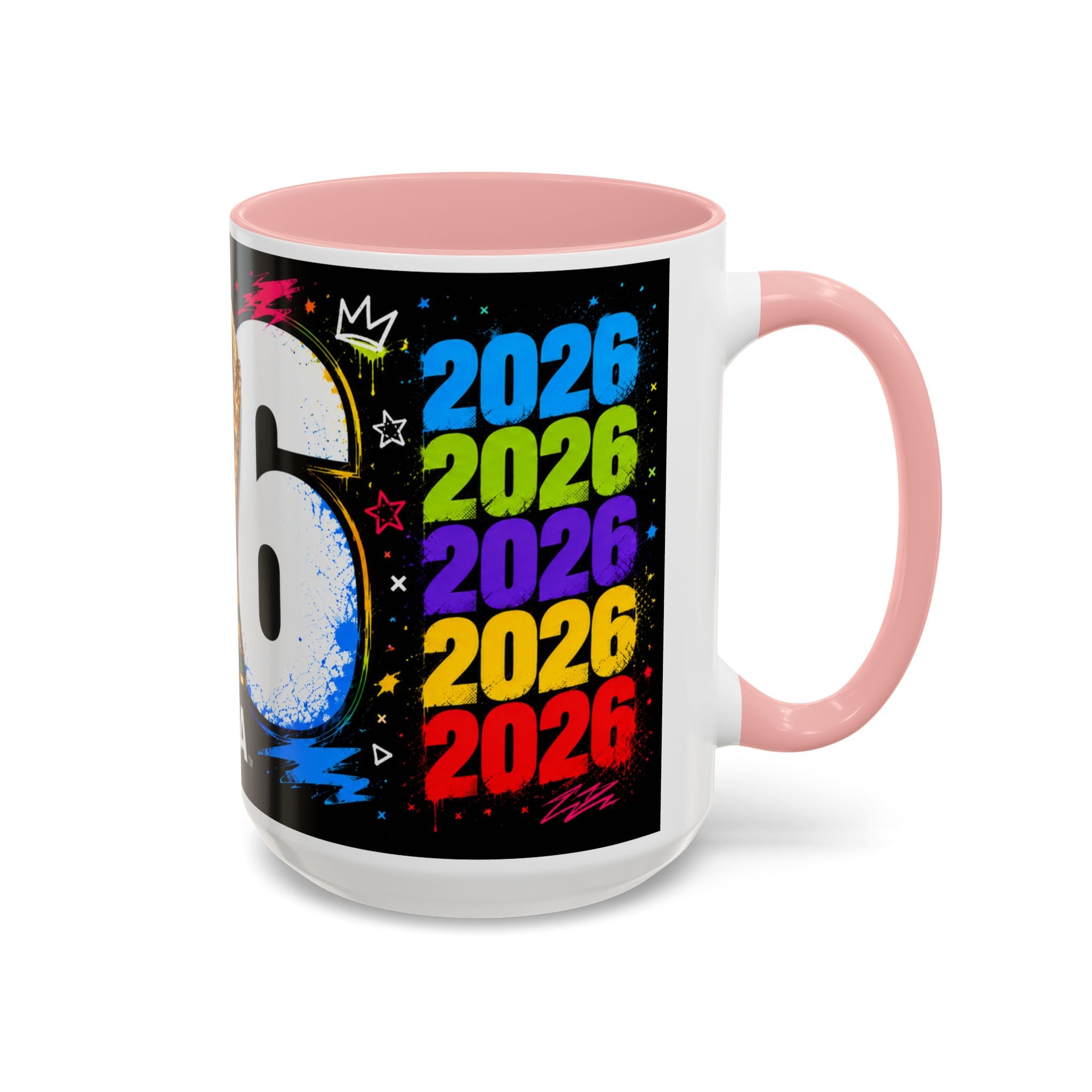 2026 FIFA World Cup Coffee Mug — Colorful Trophy Design (11/15oz)