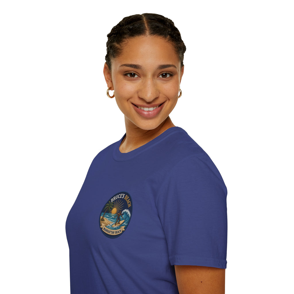 Bruce's Beach Manhattan Beach Surf Patch T-Shirt