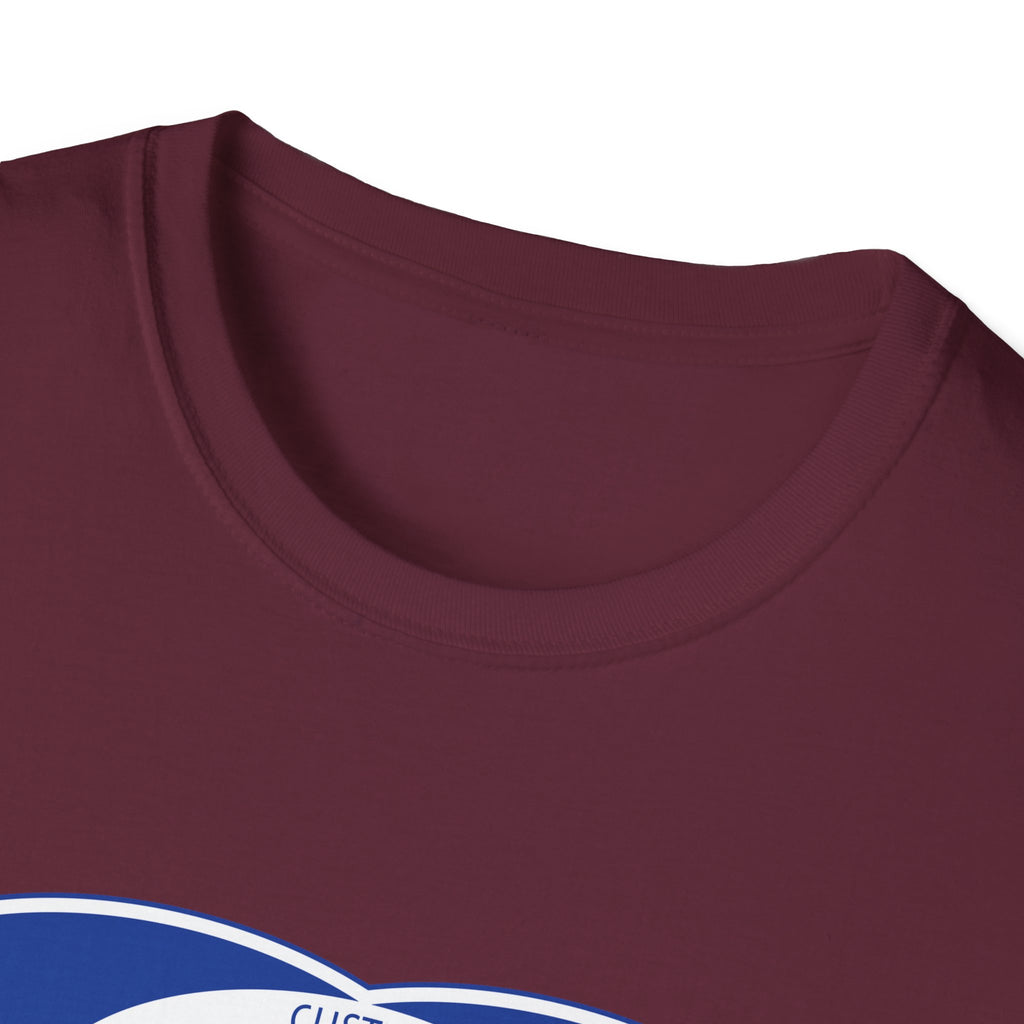 Rick Surfboards Unisex Softstyle T-Shirt Old School Hermosa Beach Print 1 Side