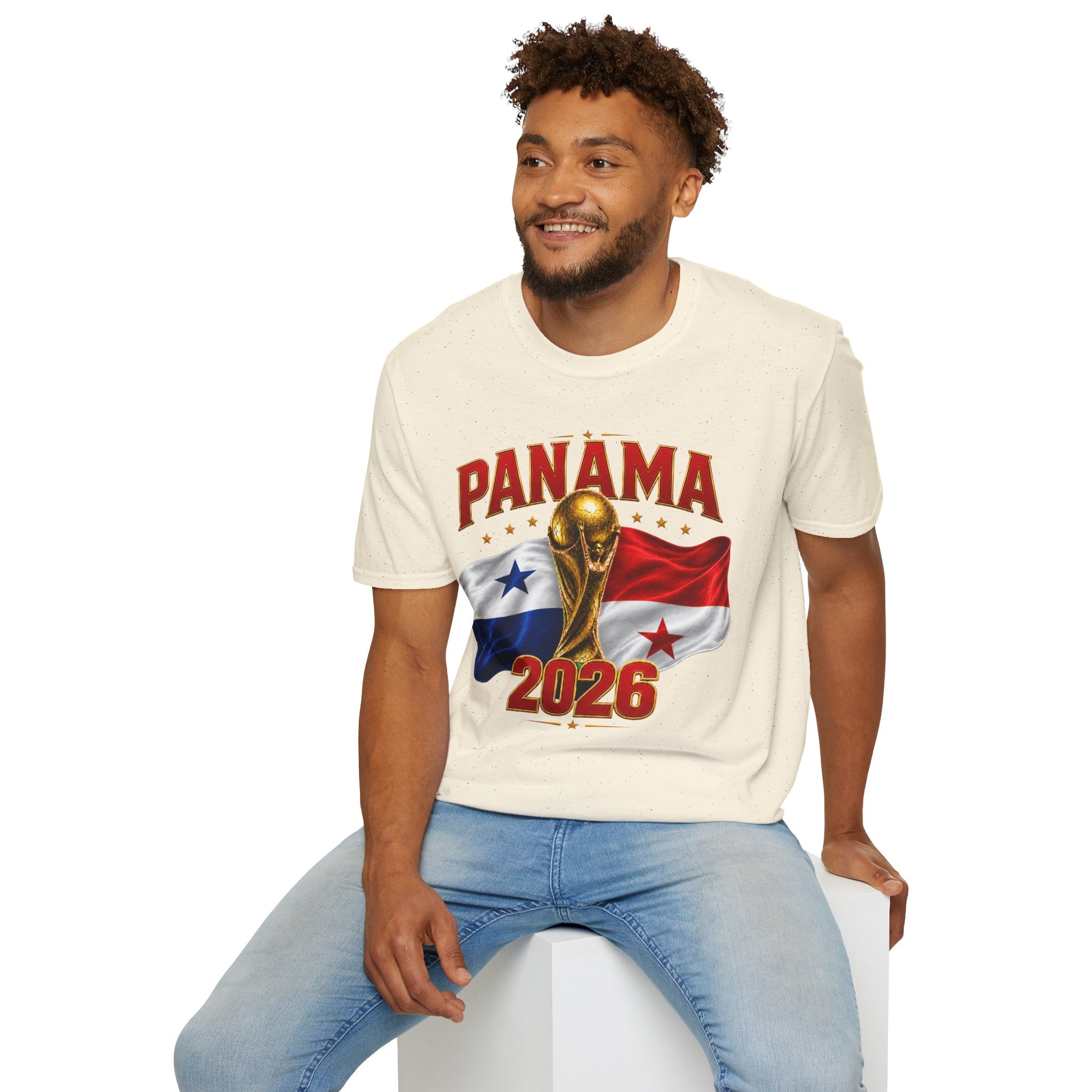 Panama 2026 World Cup T-Shirt — Panama Flag & Trophy Soccer Tee