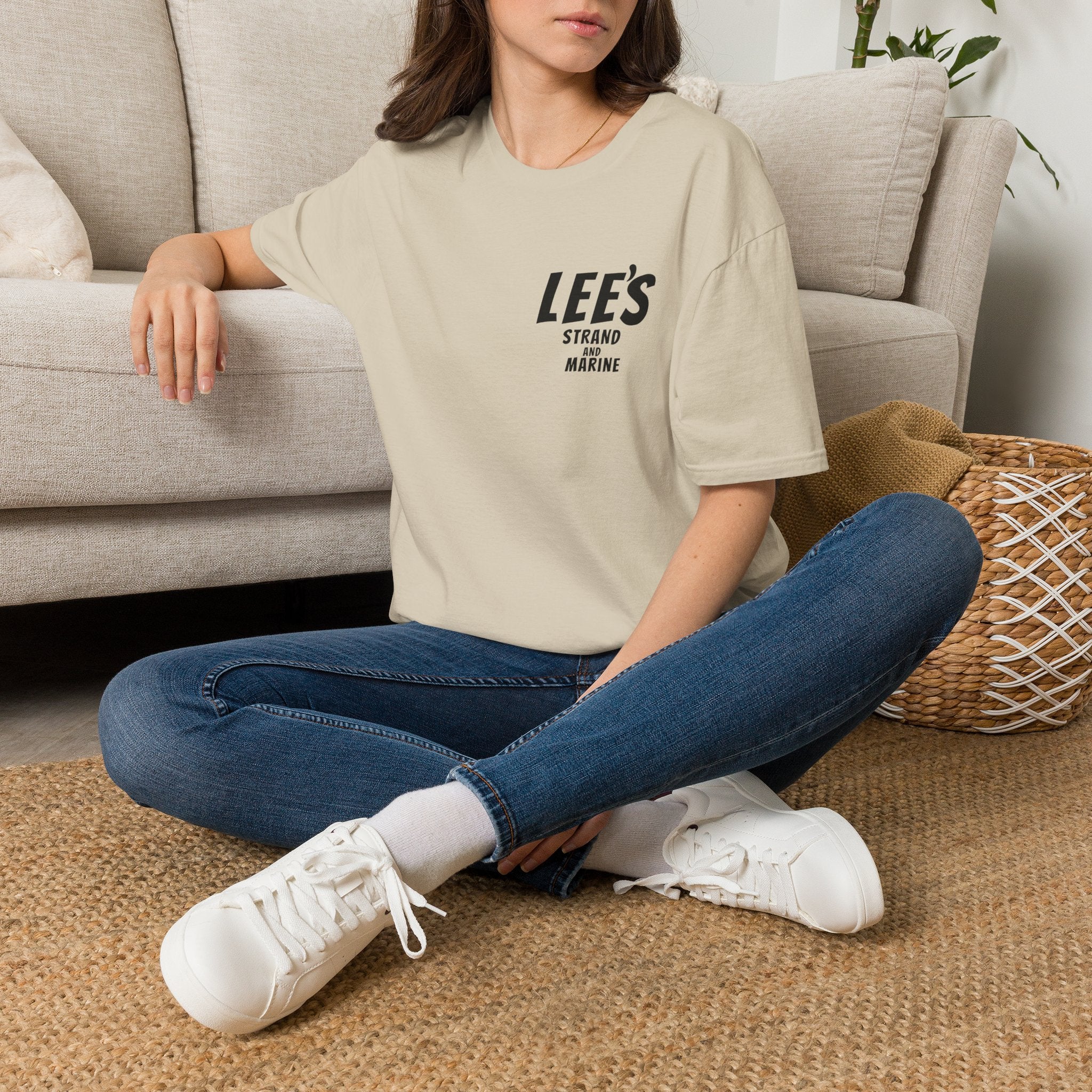 Greasy Lee's Manhattan Beach Old School T-Shirt | Marine and Strand Manhattan Beach Vintage Surf Design