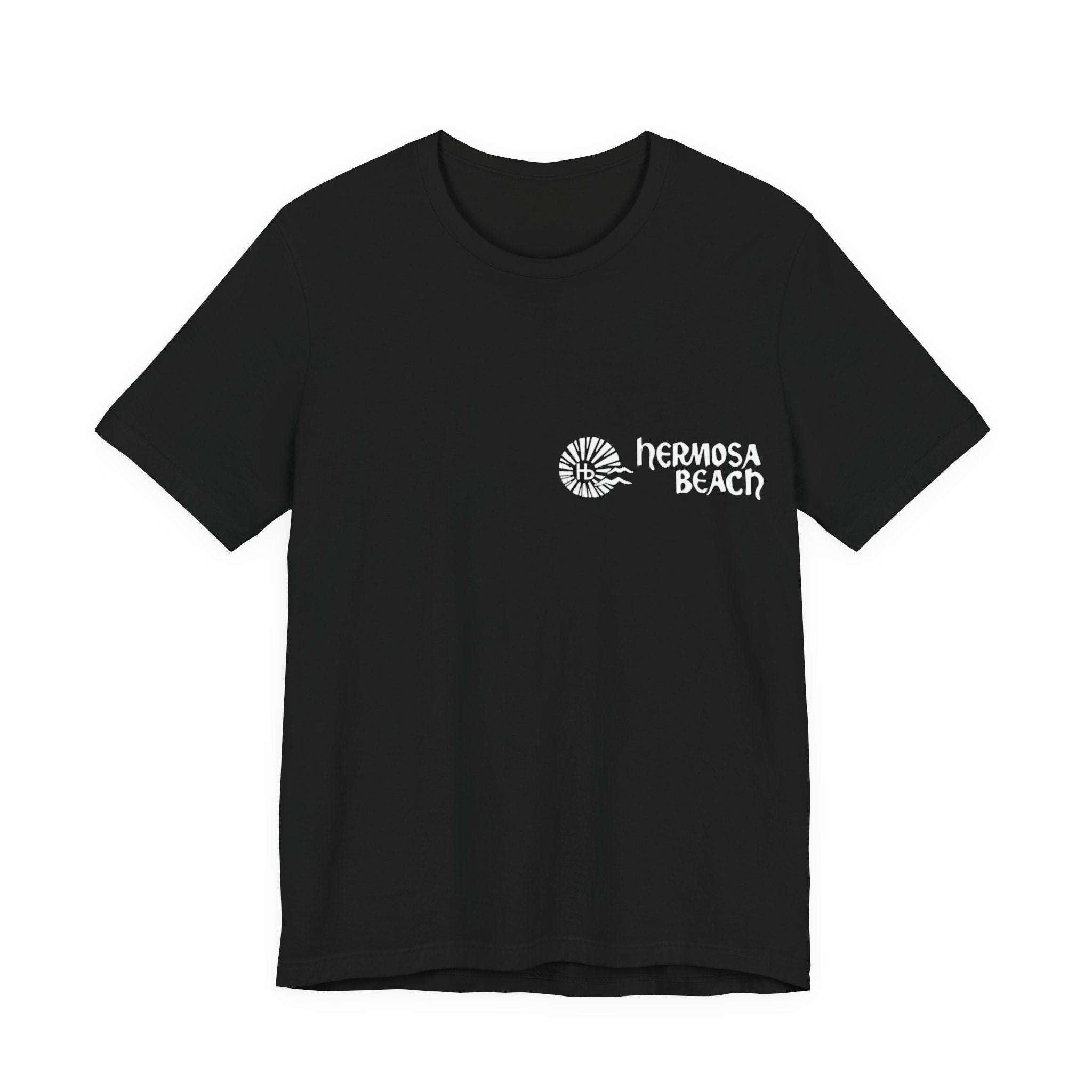 Hermosa Beach Tee — Colorful Front/Back Print Jersey T-Shirt