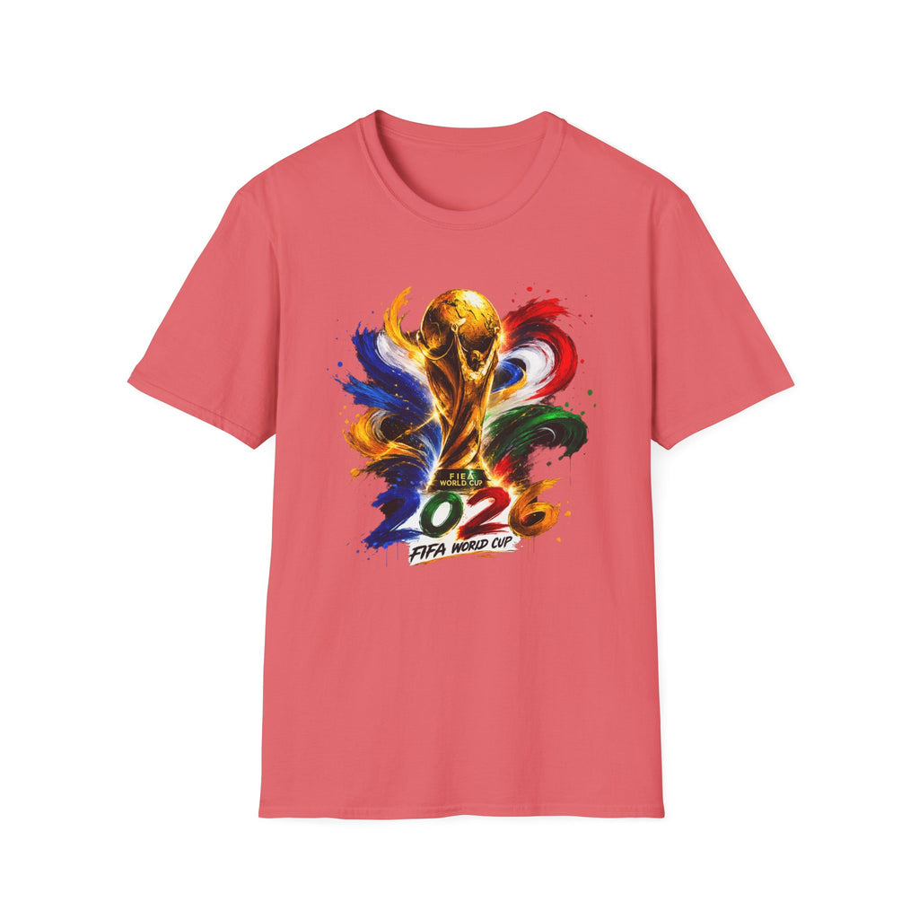 World Cup 2026 T-Shirt — Colorful FIFA Trophy Graphic