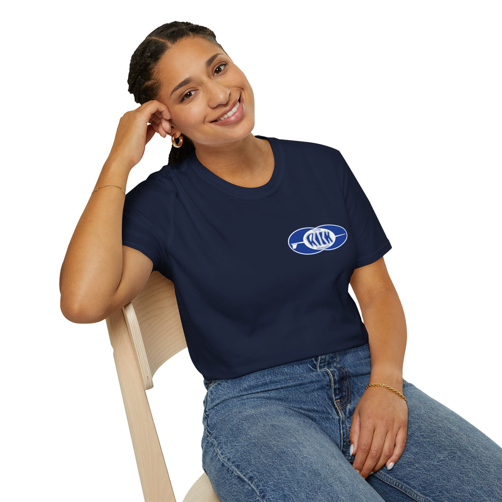 Rick Surfboards Unisex Softstyle T-Shirt Old School Hermosa Beach