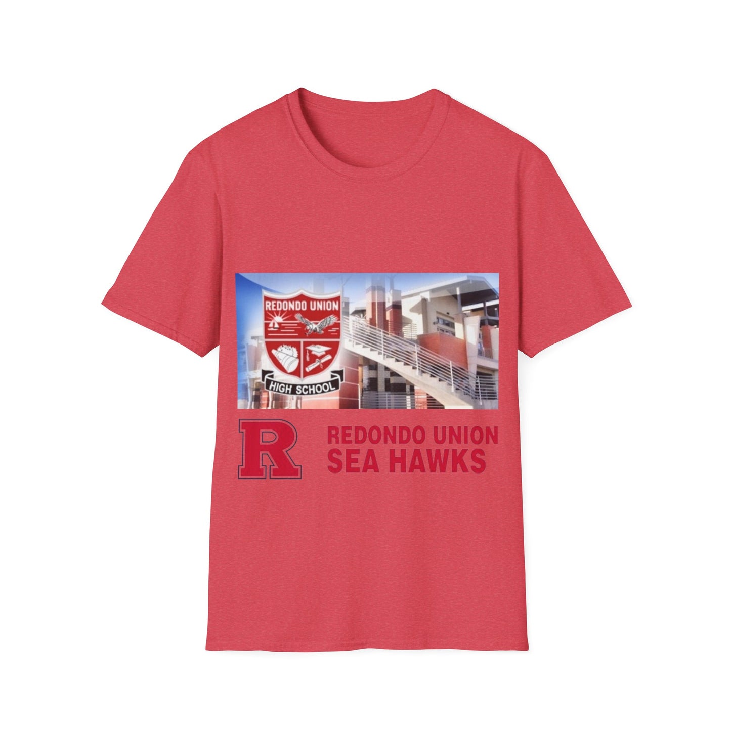 Redondo Beach Union High School - Unisex Softstyle T-Shirt
