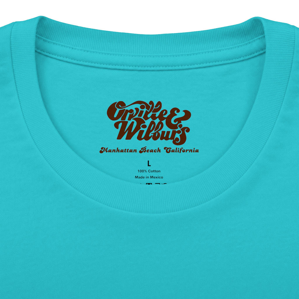Orville and Wilburs Restaurant Manhattan Beach California Old South Bay Aviation Tee Shirt
