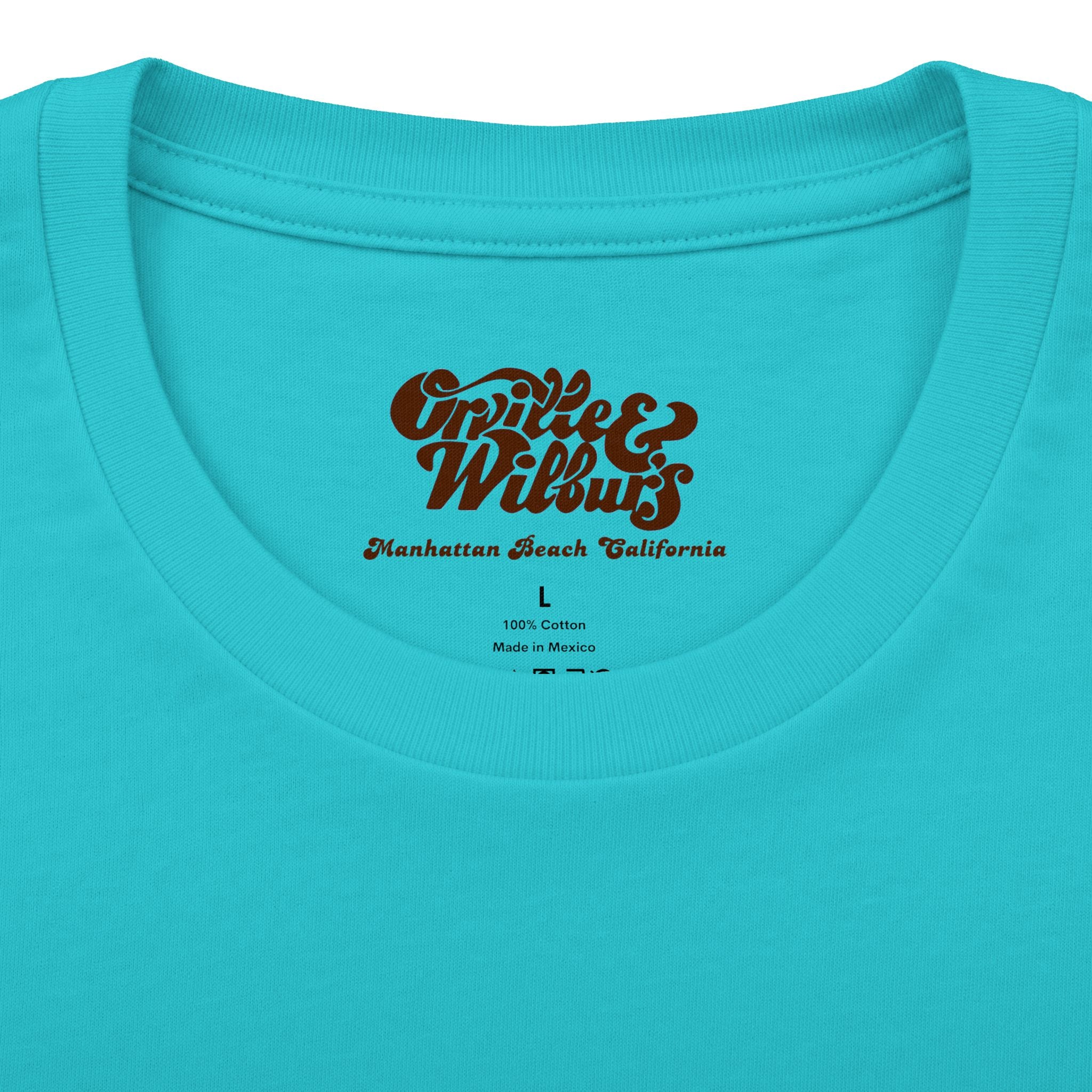 Orville and Wilburs Restaurant Manhattan Beach California Old South Bay Aviation Tee Shirt