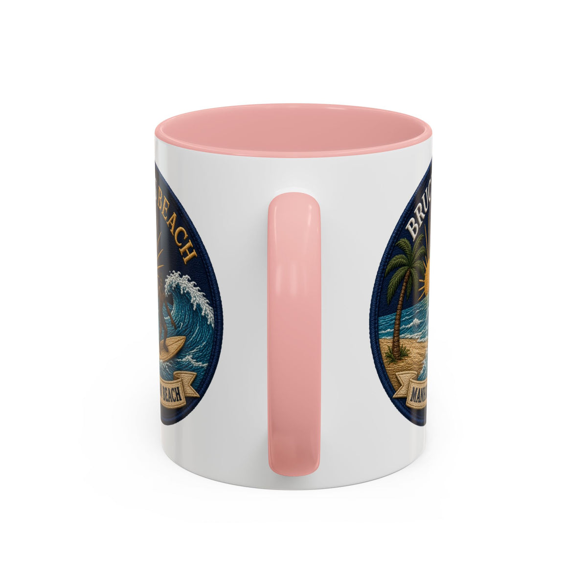 Bruce's Beach Manhattan Beach Surf Mug – Accent Coffee Cup (11/15oz)