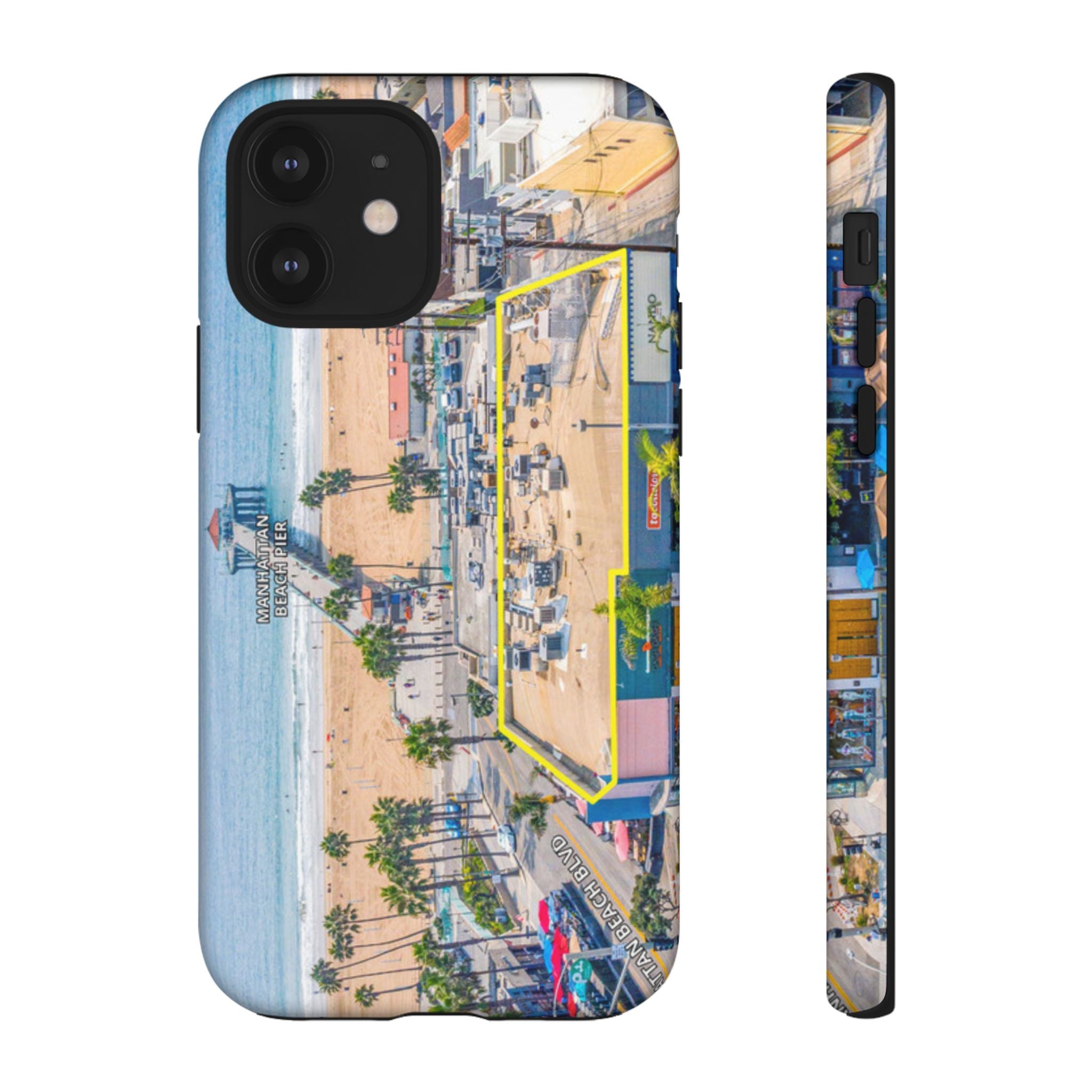 Phone Cases, Manhattan Beach California iPhone Samsung Google Tough Cases, Beach Lovers Gifts, Coastal Accessories, Ocean Phone Covers,