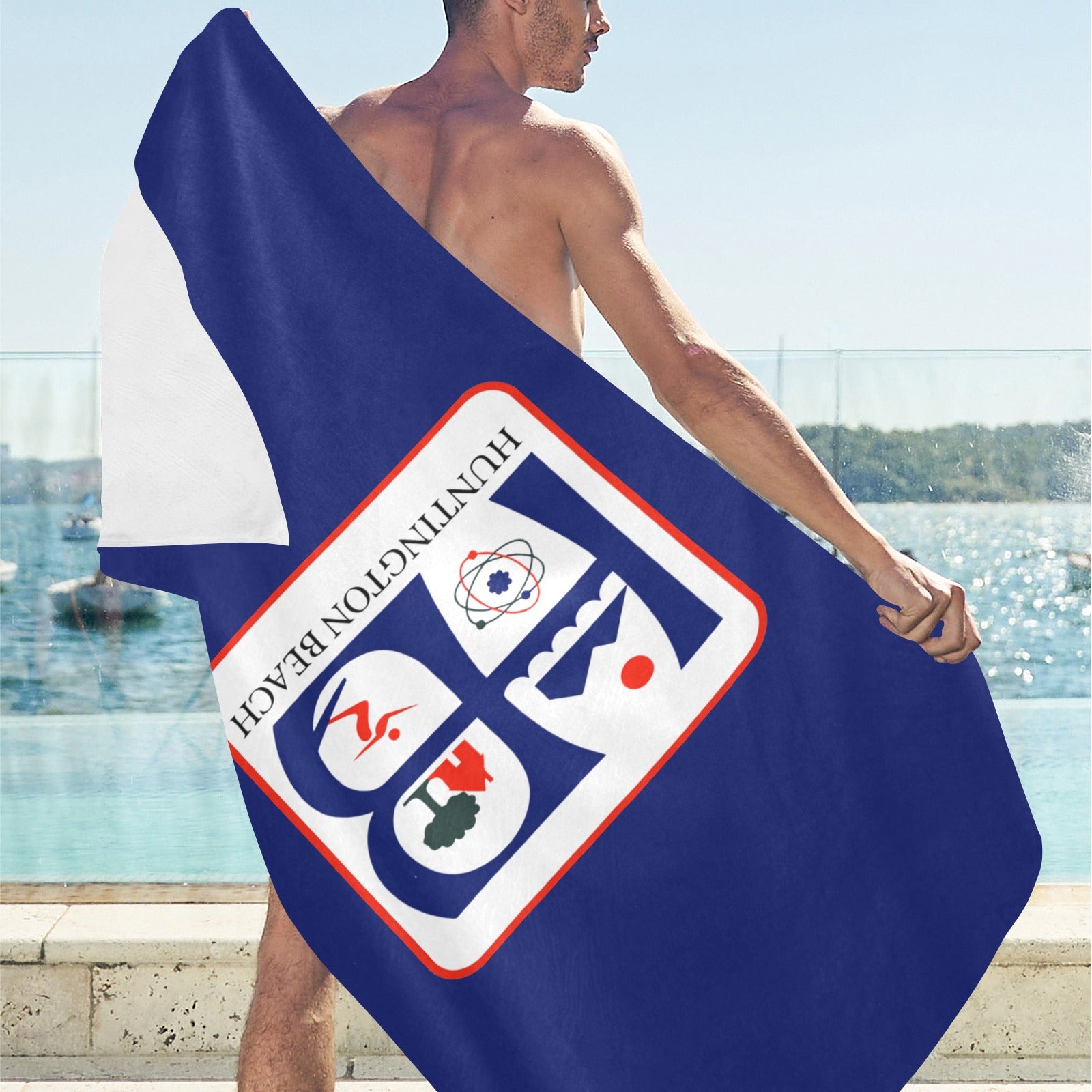 Huntington Beach  California Towel Suede  31.5"x 71"