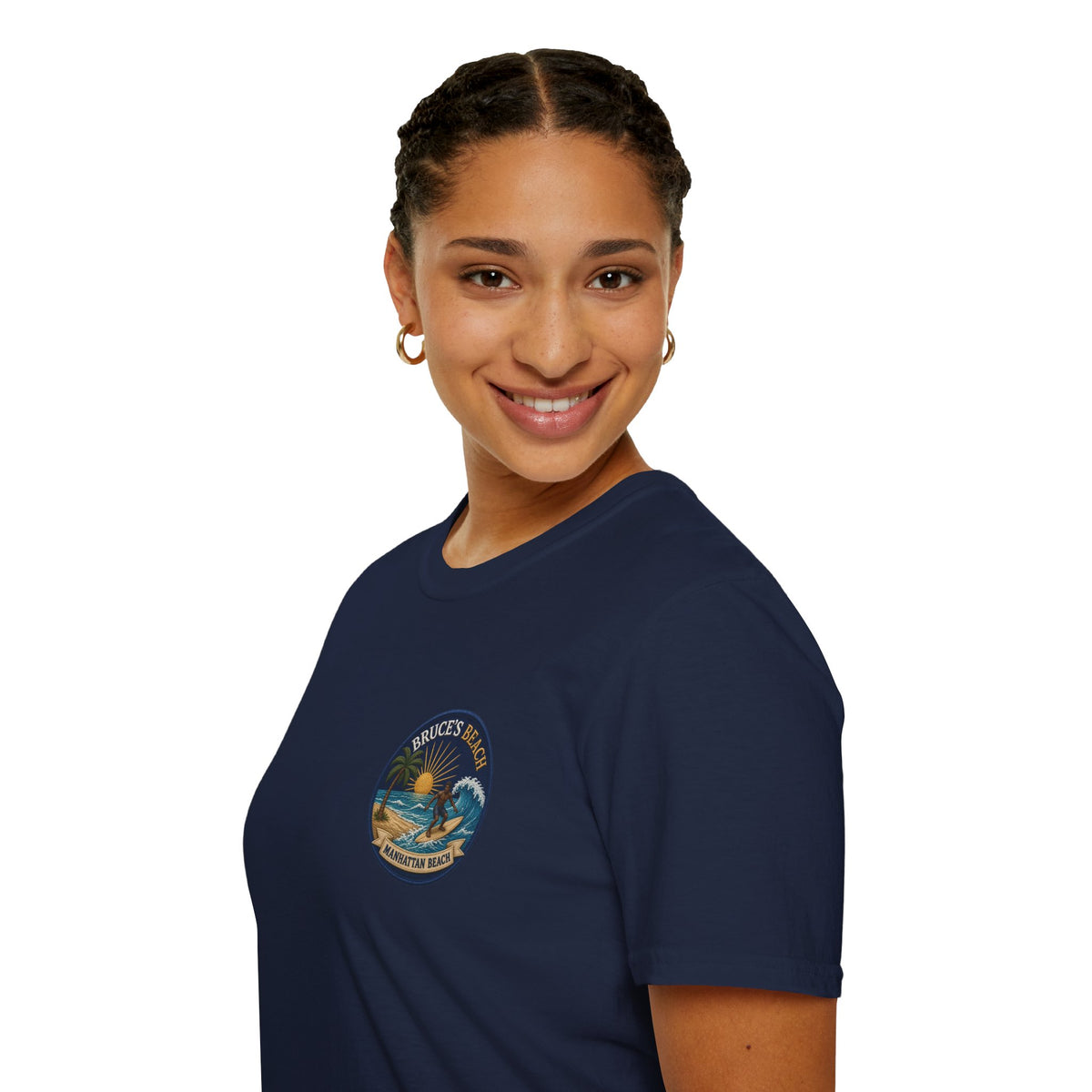 Bruce's Beach Manhattan Beach Surf Patch T-Shirt